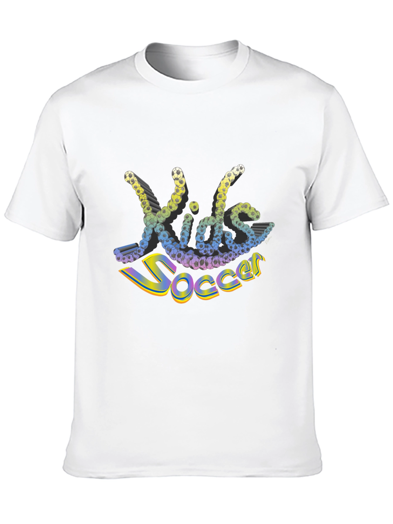 Kids Soccer Black T-Shirt