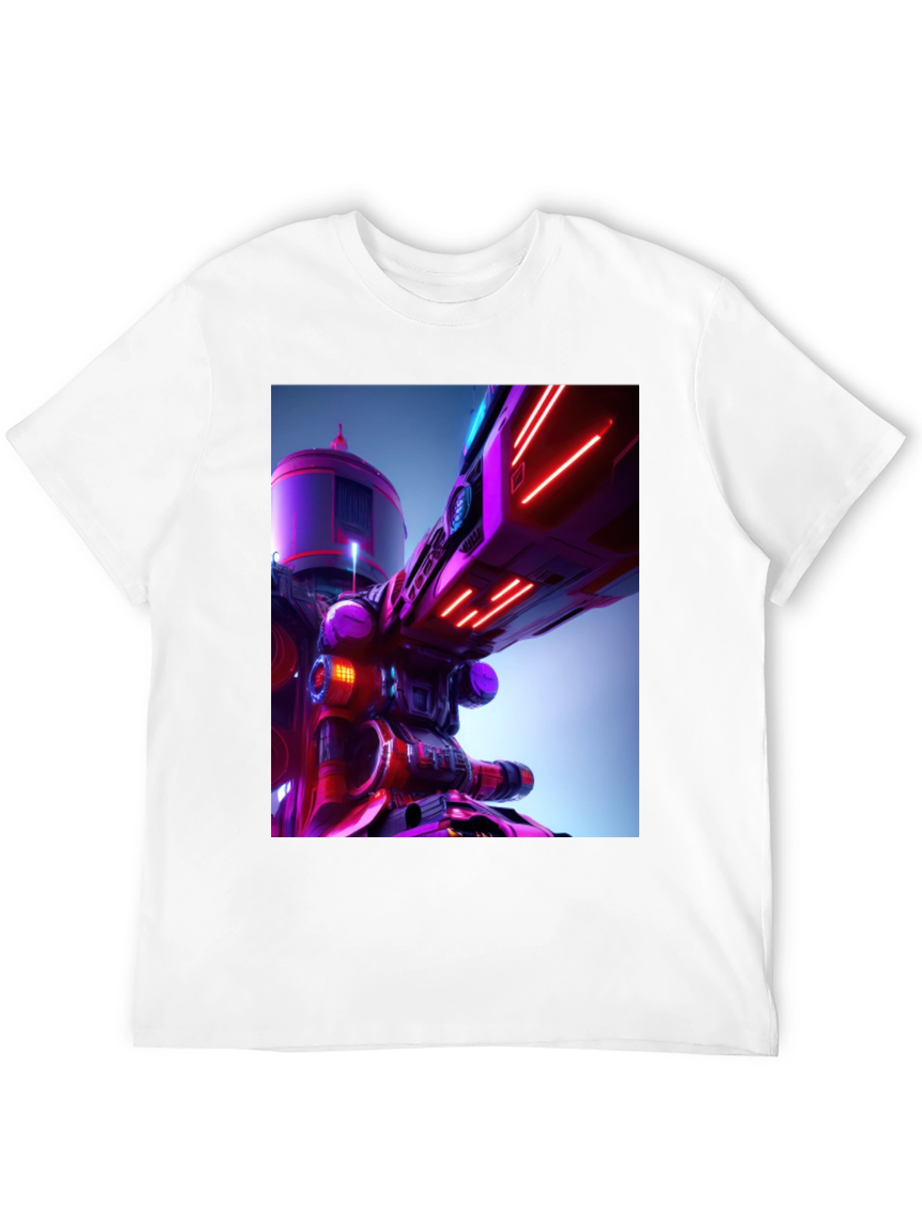 Futuristic Tech Graphic Tee