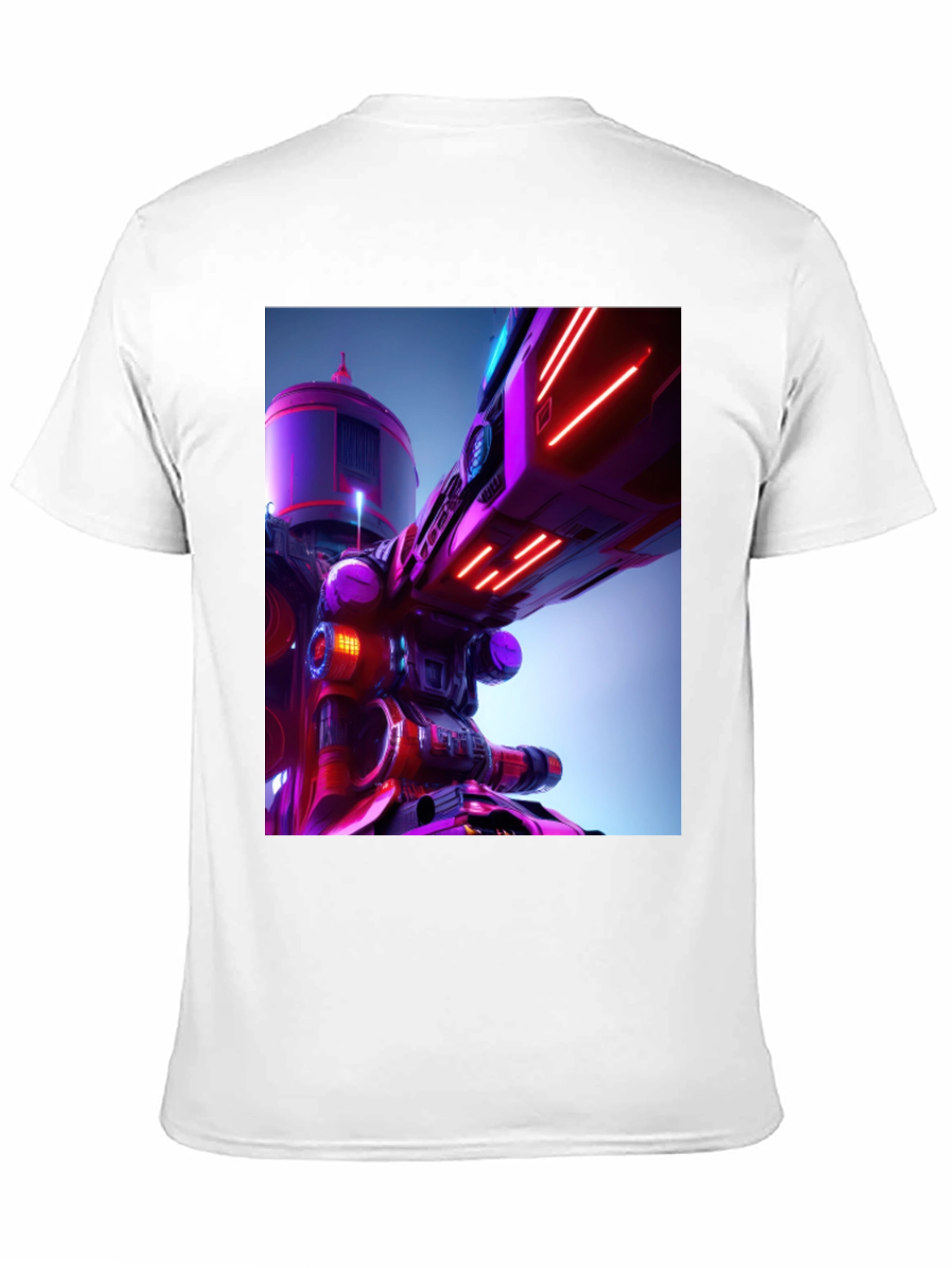 Futuristic Tech Graphic Tee