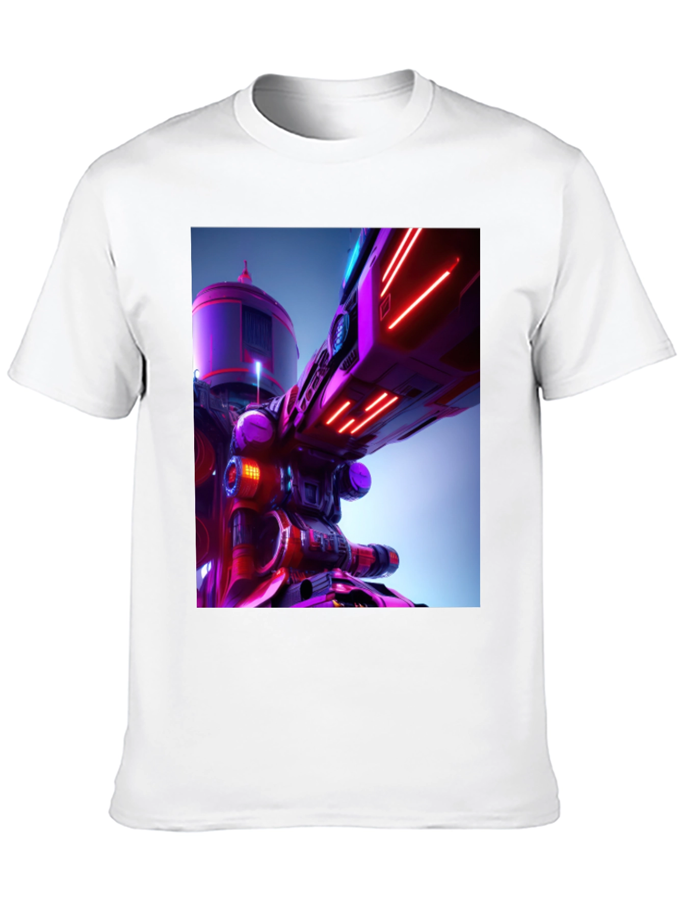 Futuristic Tech Graphic Tee