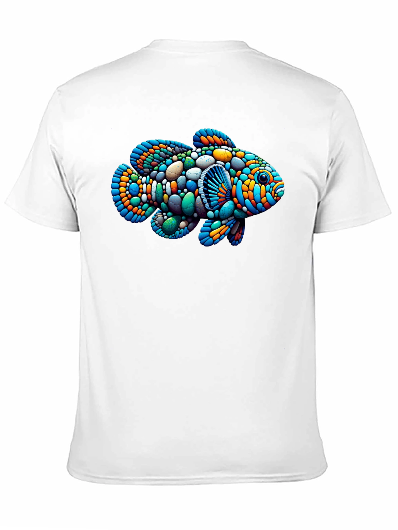Artistic Fish Graphic Tee - Unique Design