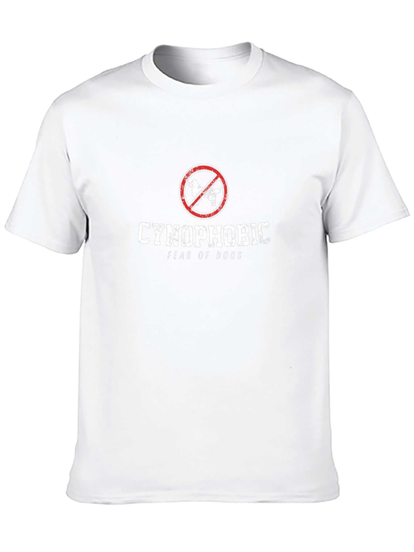 Cynophobic Graphic Tee - Fear of Dogs T-Shirt