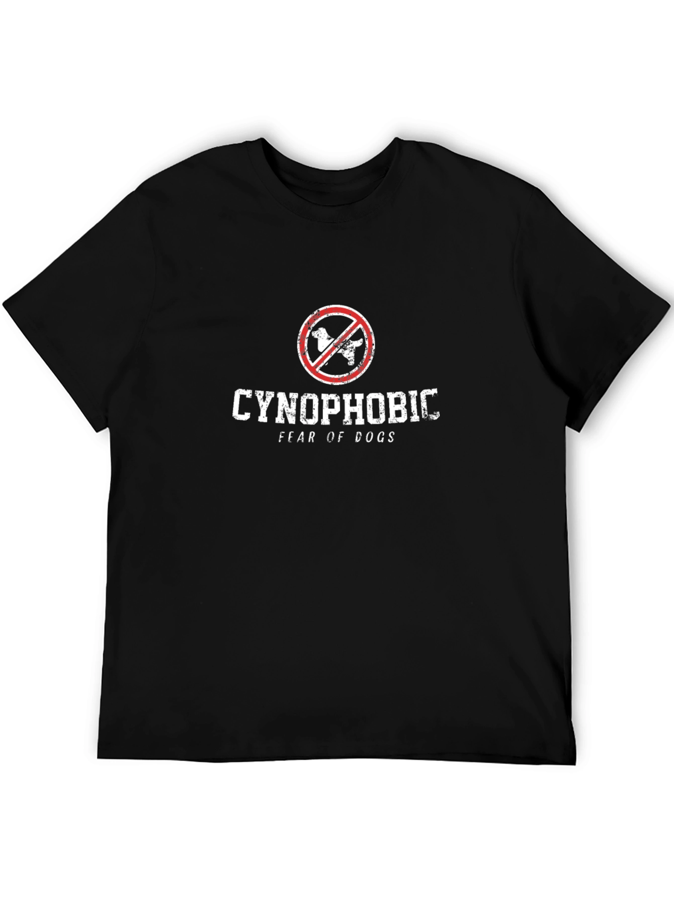 Cynophobic Graphic Tee - Fear of Dogs T-Shirt