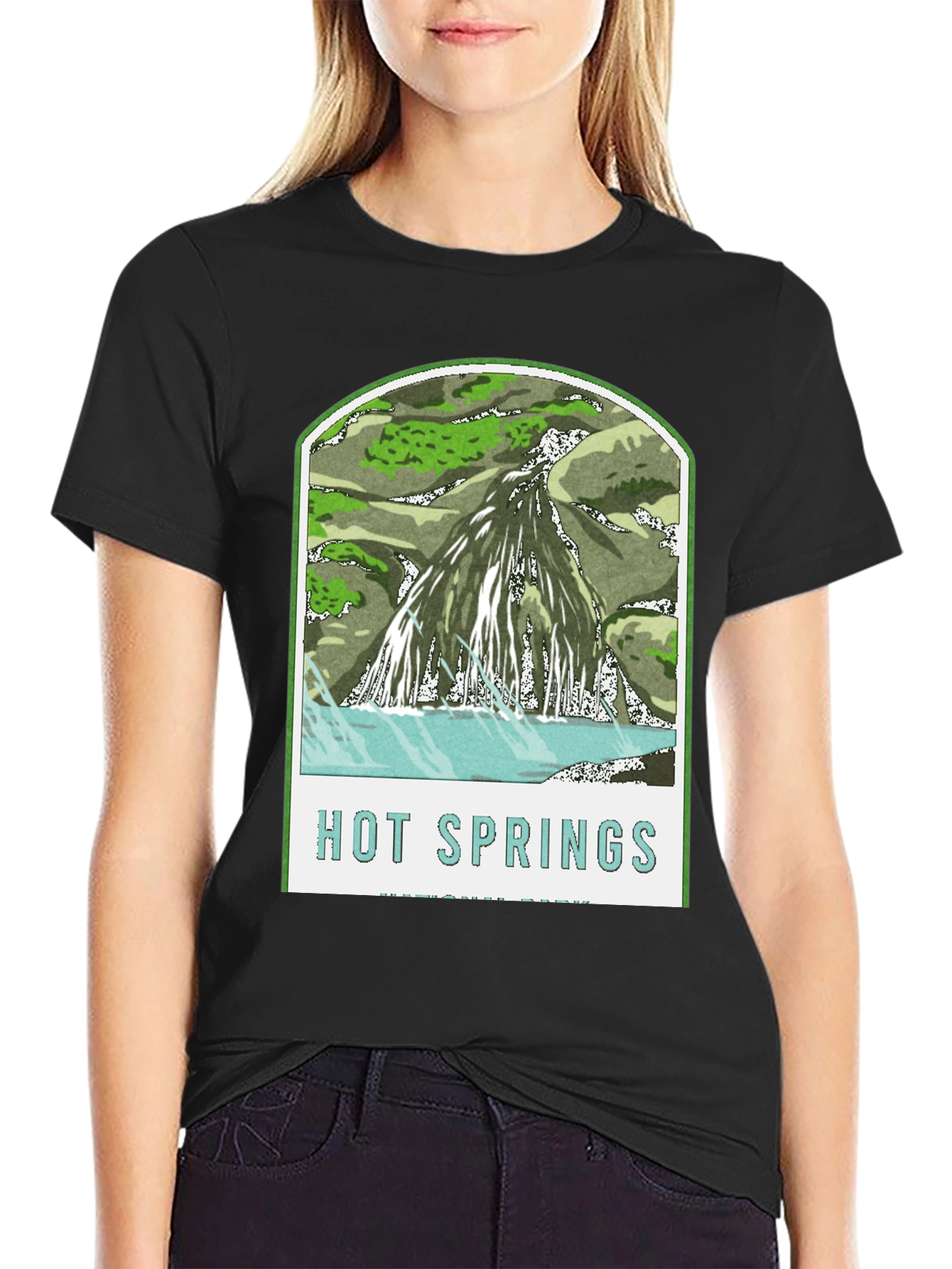Hot Springs Graphic Tee - Black