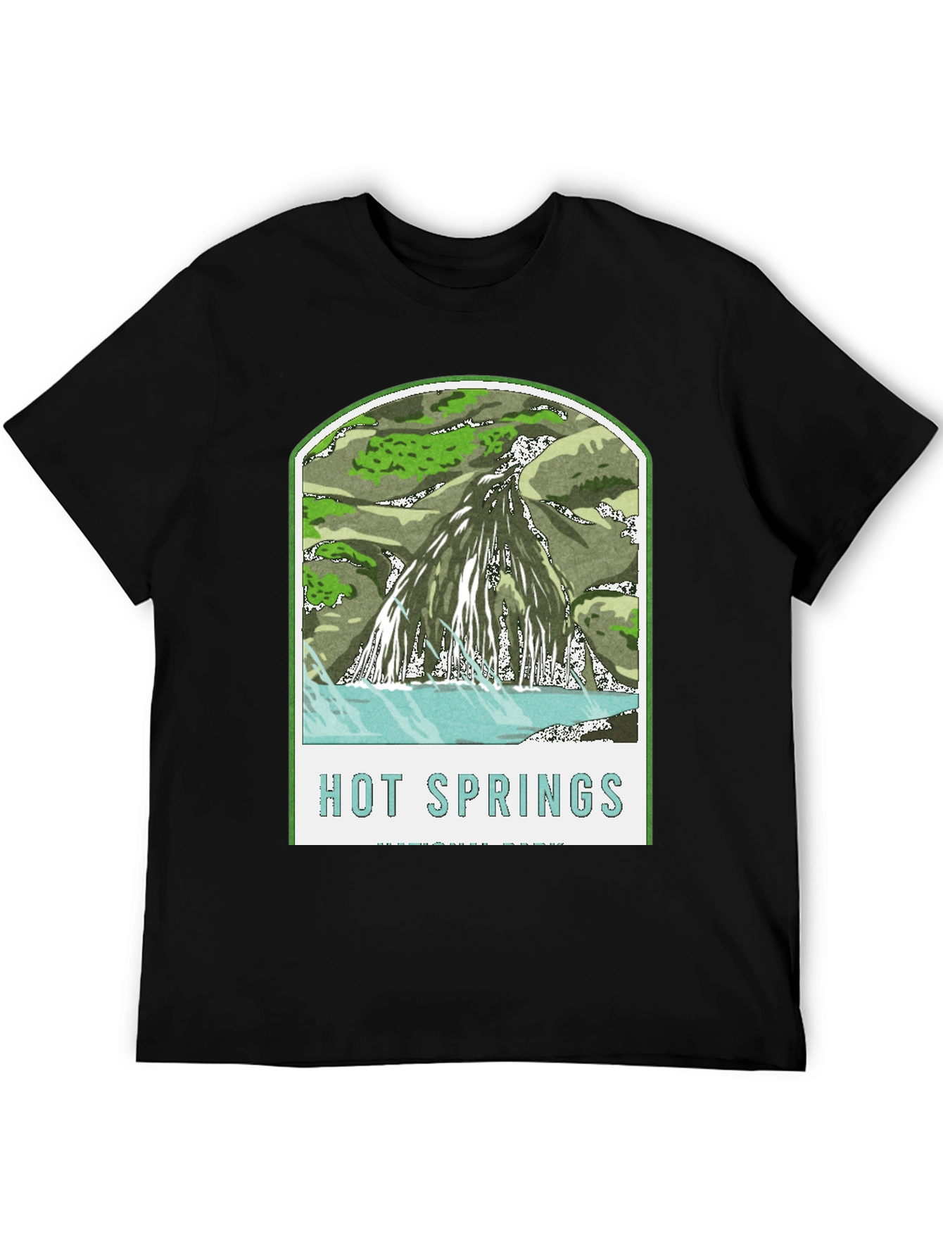 Hot Springs Graphic Tee - Black