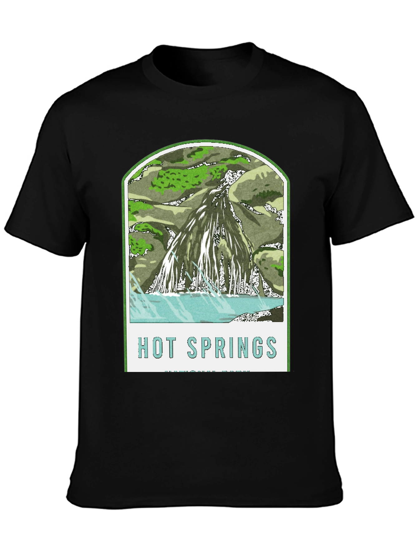 Hot Springs Graphic Tee - Black