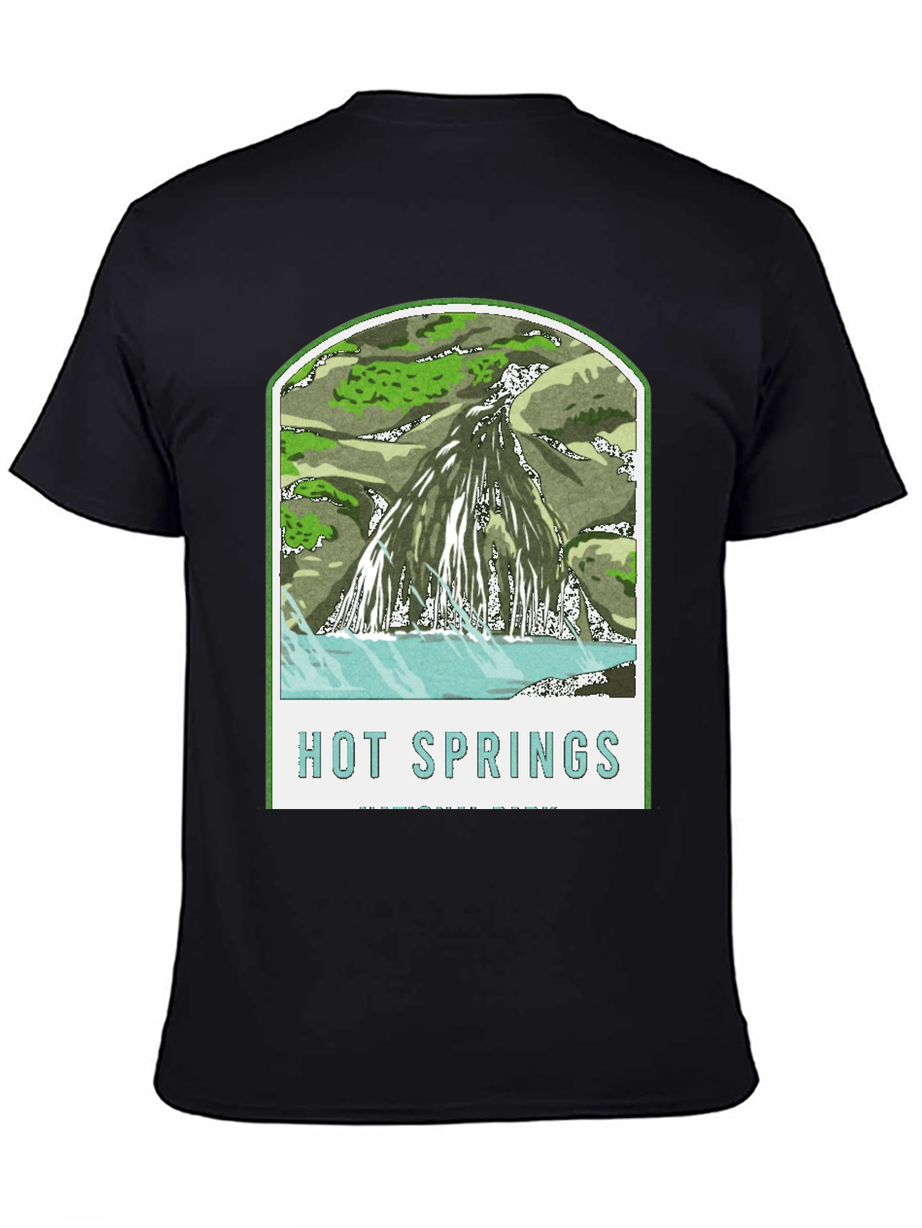 Hot Springs Graphic Tee - Black