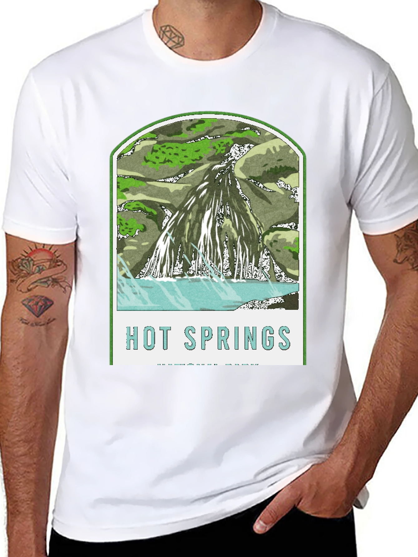 Hot Springs Graphic Tee - Black