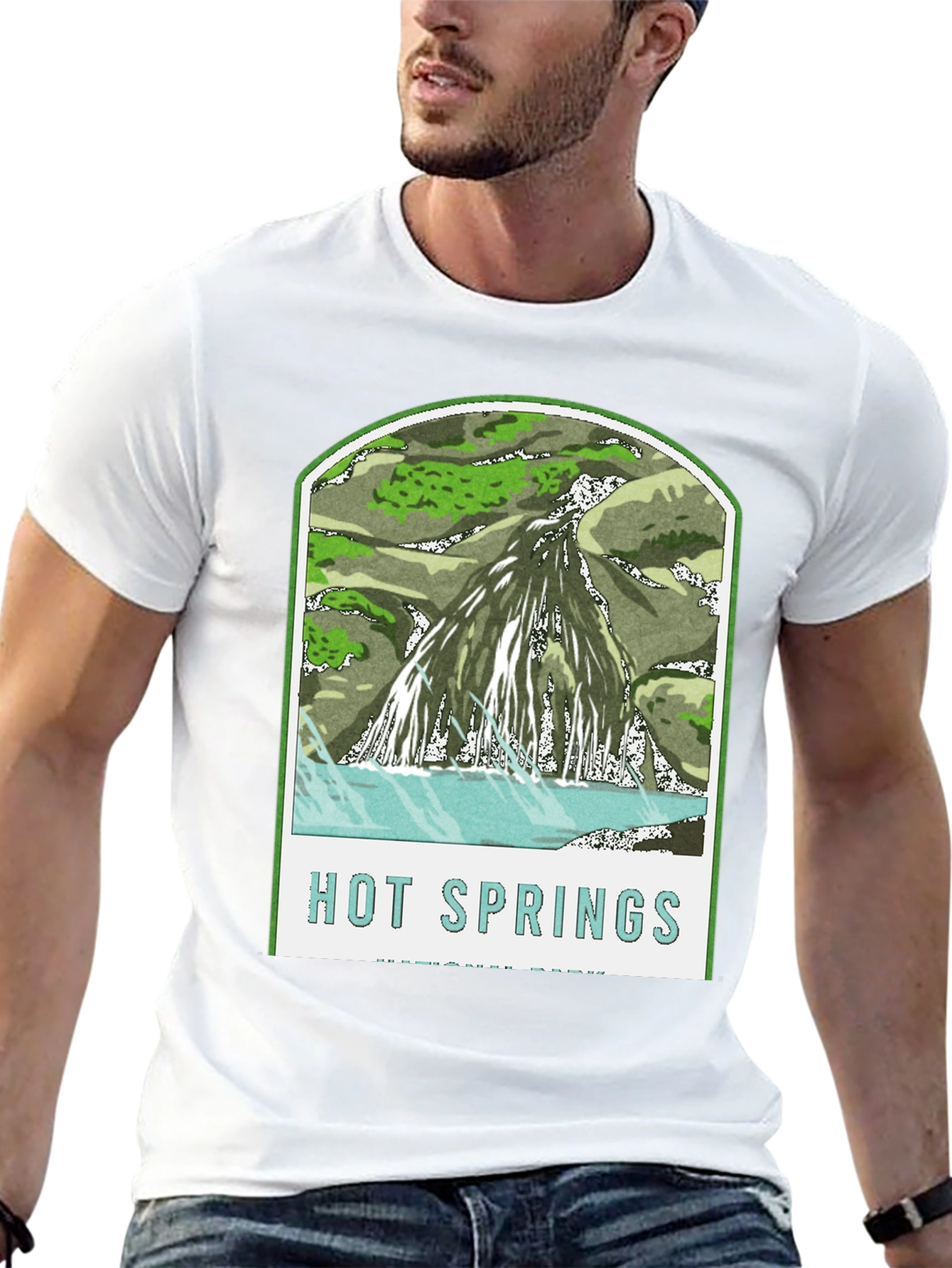 Hot Springs Graphic Tee - Black