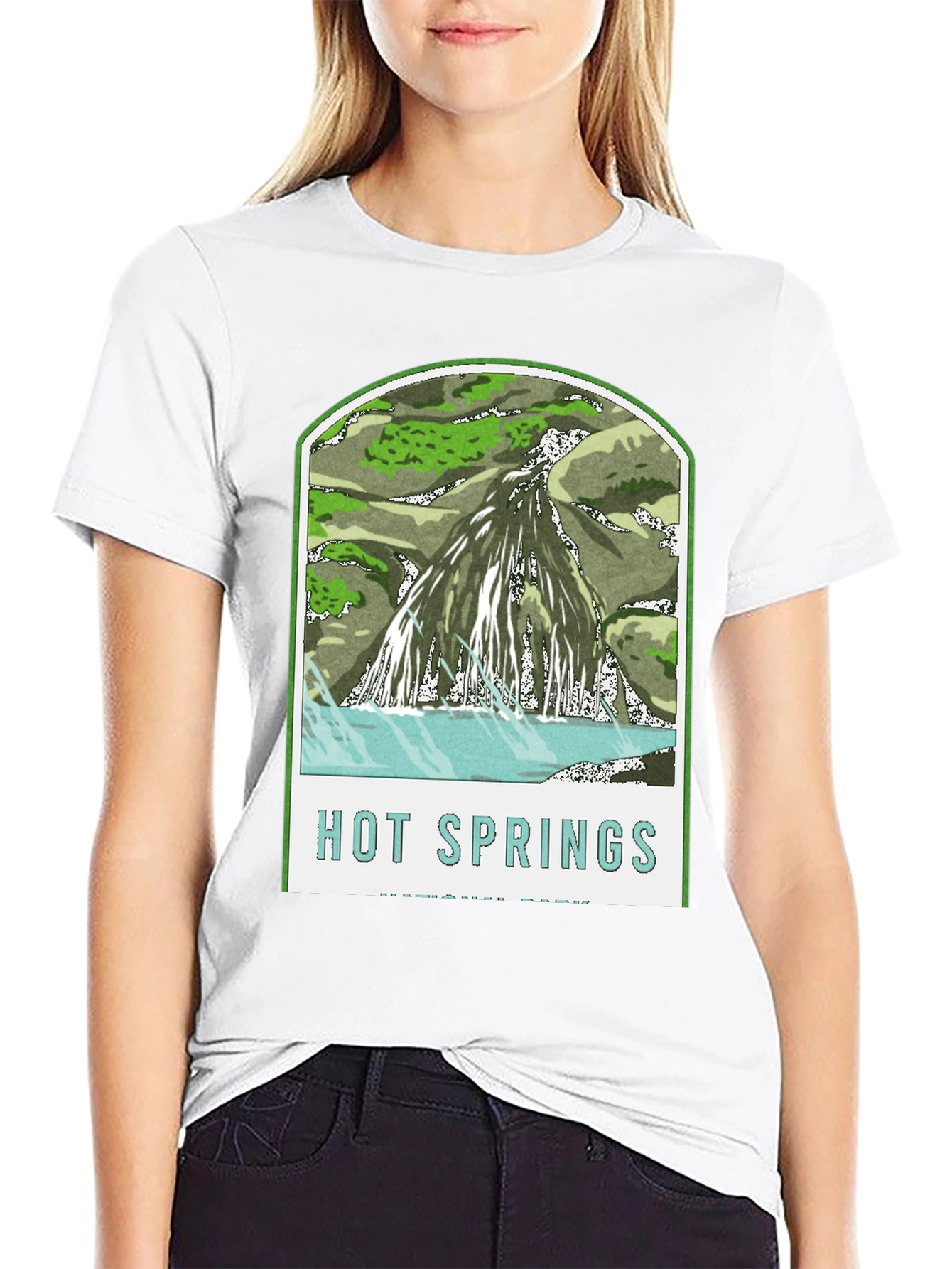 Hot Springs Graphic Tee - Black