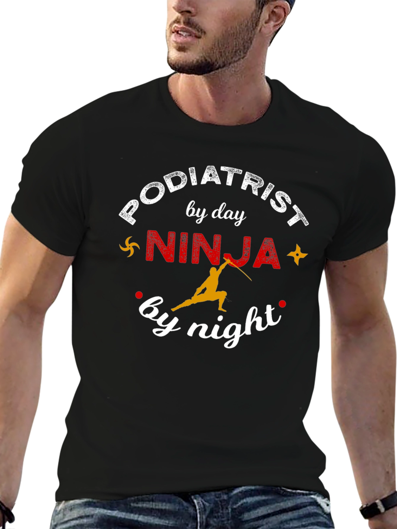 Podiatrist Ninja T-Shirt - Funny Profession Tee