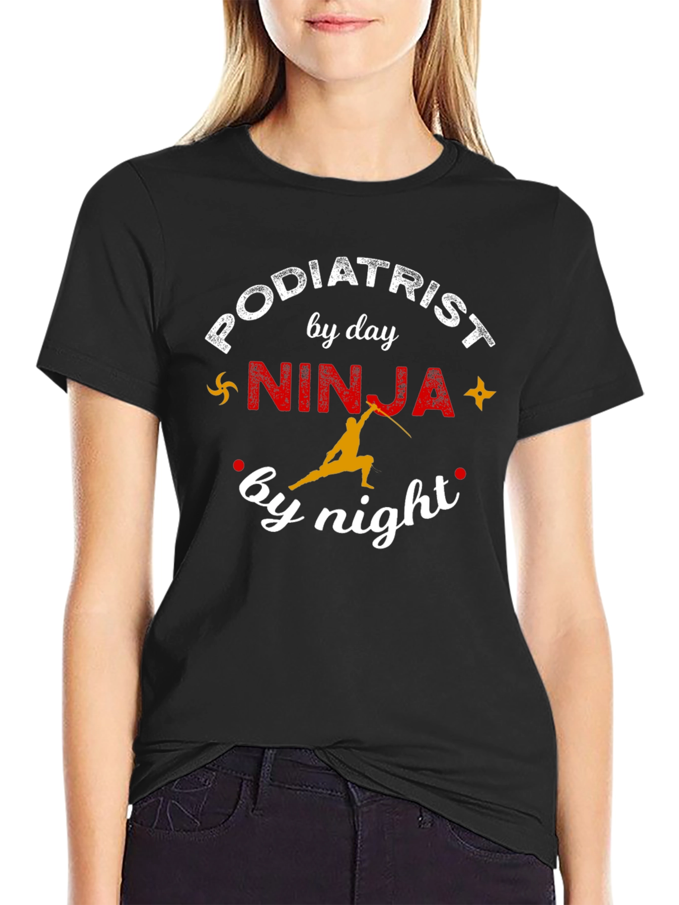 Podiatrist Ninja T-Shirt - Funny Profession Tee