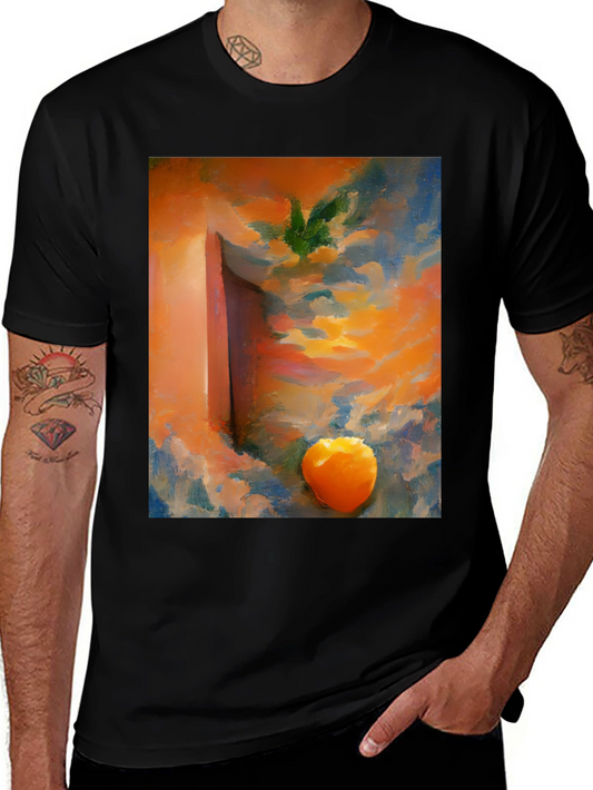 Abstract Sunset Graphic T-Shirt