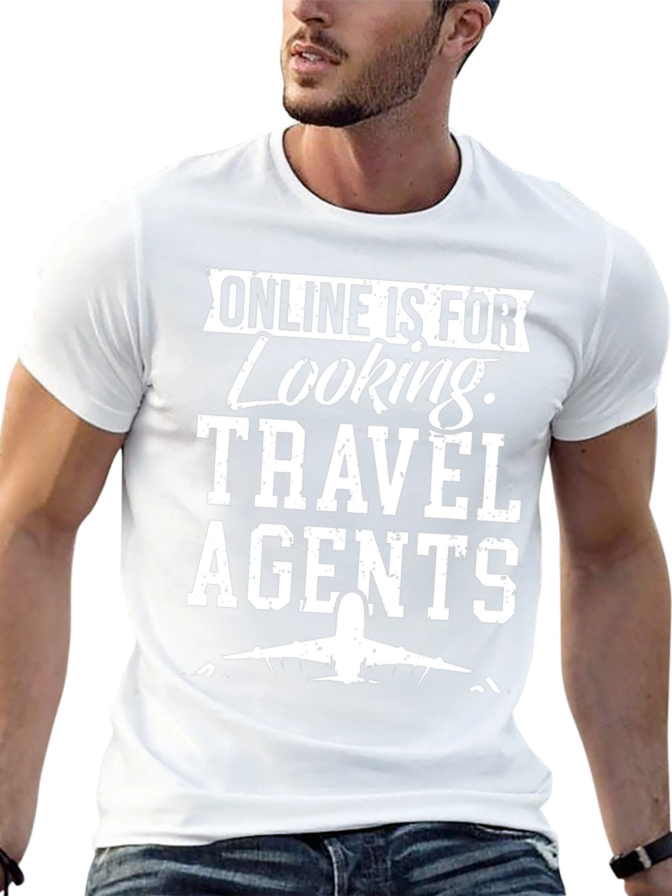 Online is for Looking Travel Agents T-Shirt