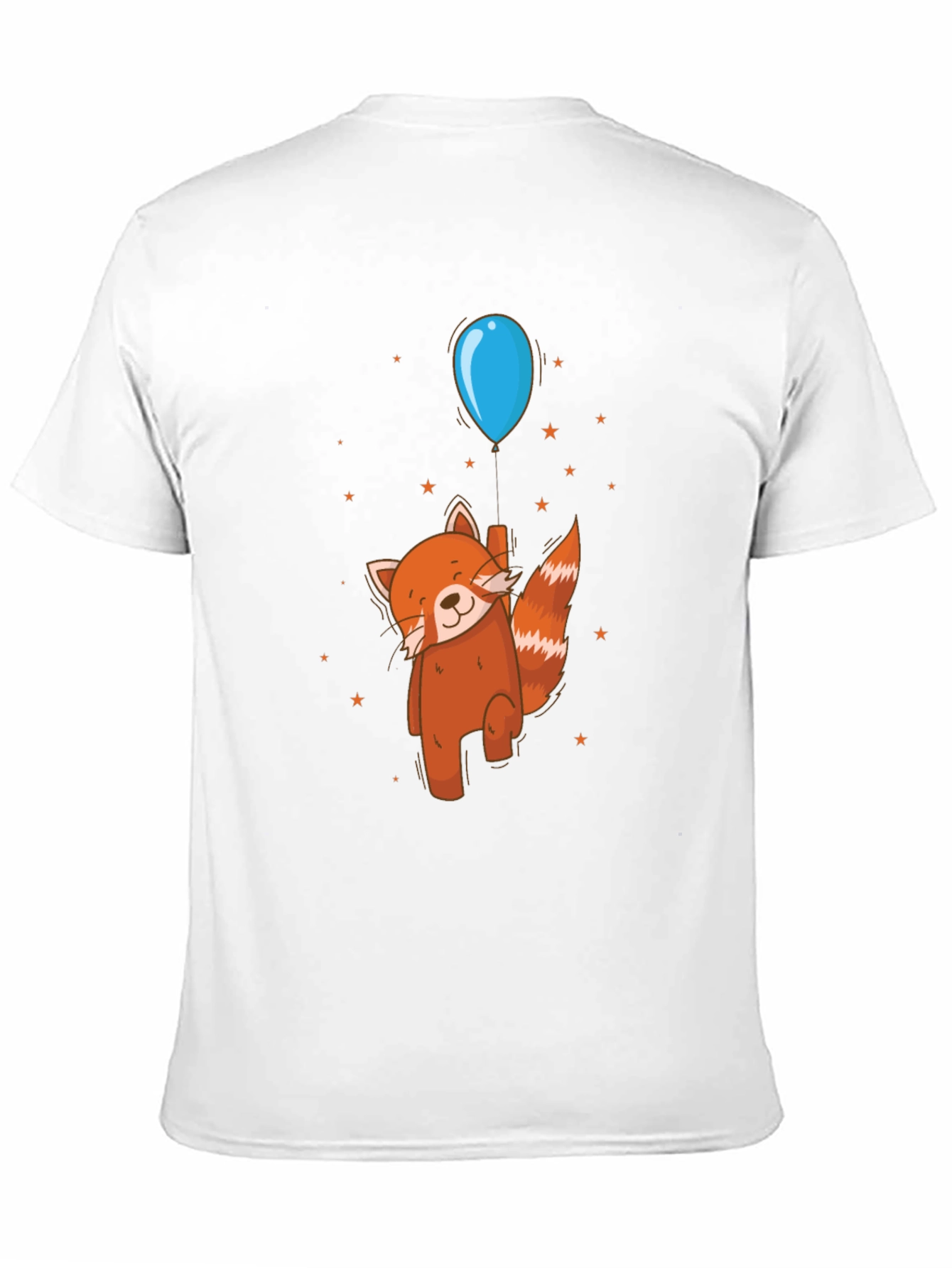 Red Panda Balloon Ride Graphic Tee