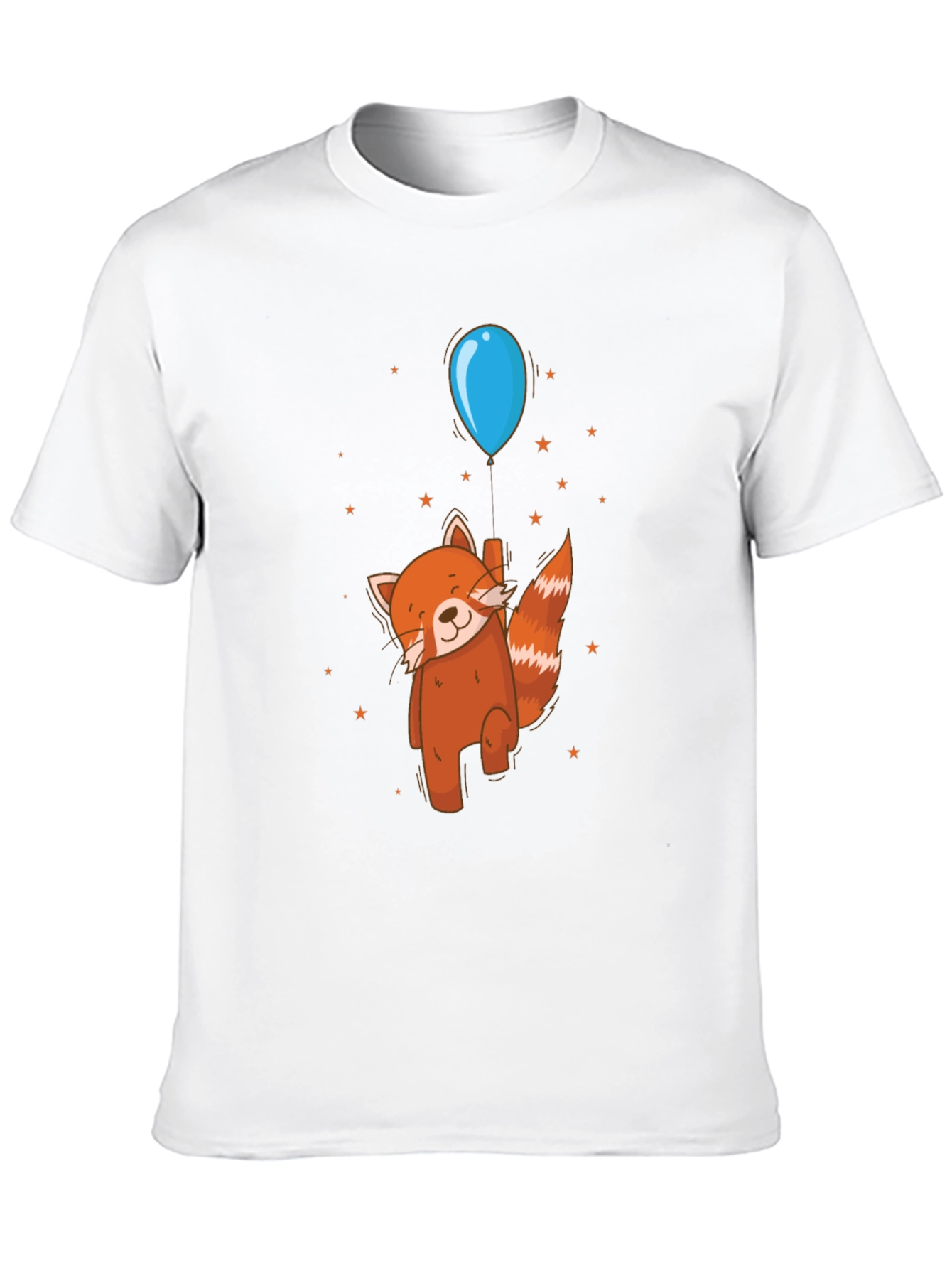 Red Panda Balloon Ride Graphic Tee