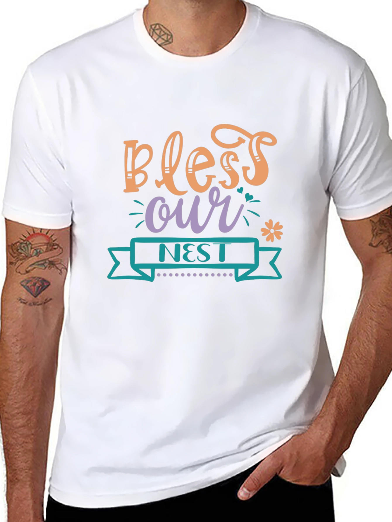 Bless Our Nest Graphic T-Shirt
