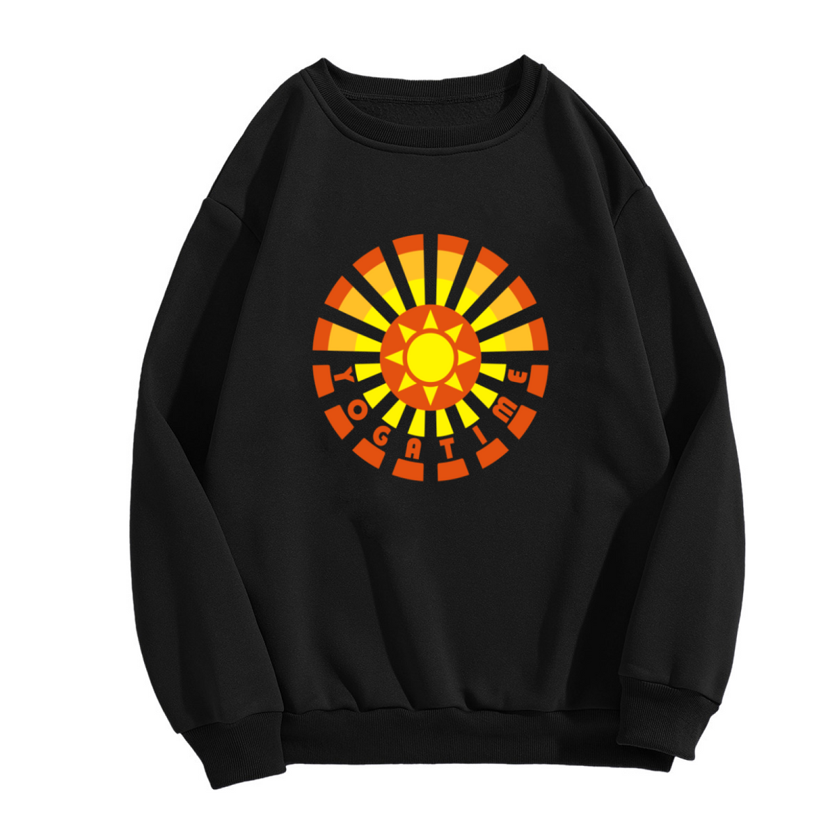 Sunburst Radiating Pattern Graphic ԲÁìÎÀÒÂ - Unique Design Pullover Sweatshirt