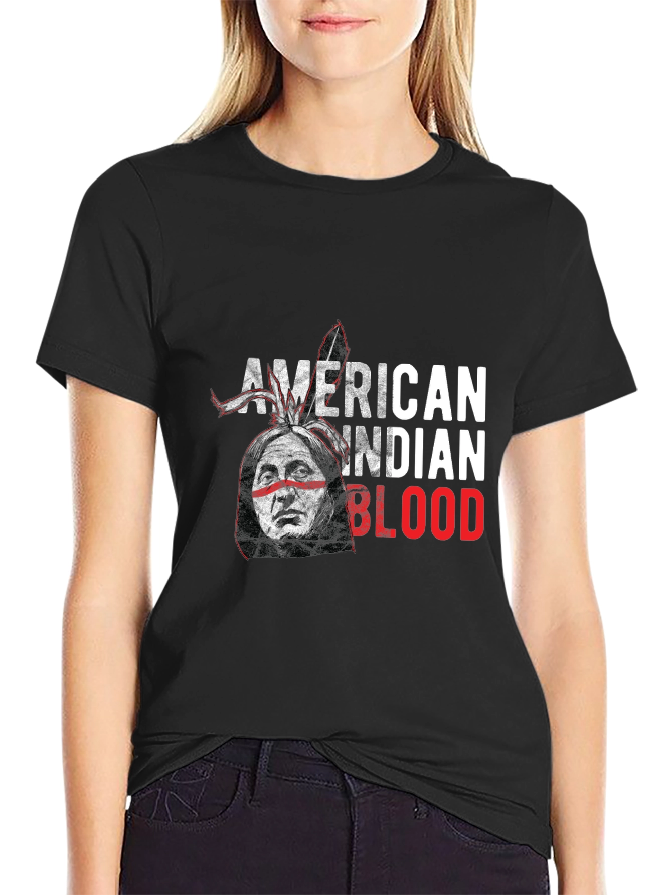 American Indian Blood Graphic Tee