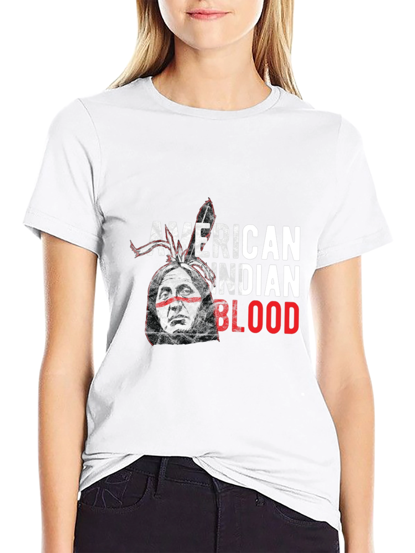American Indian Blood Graphic Tee