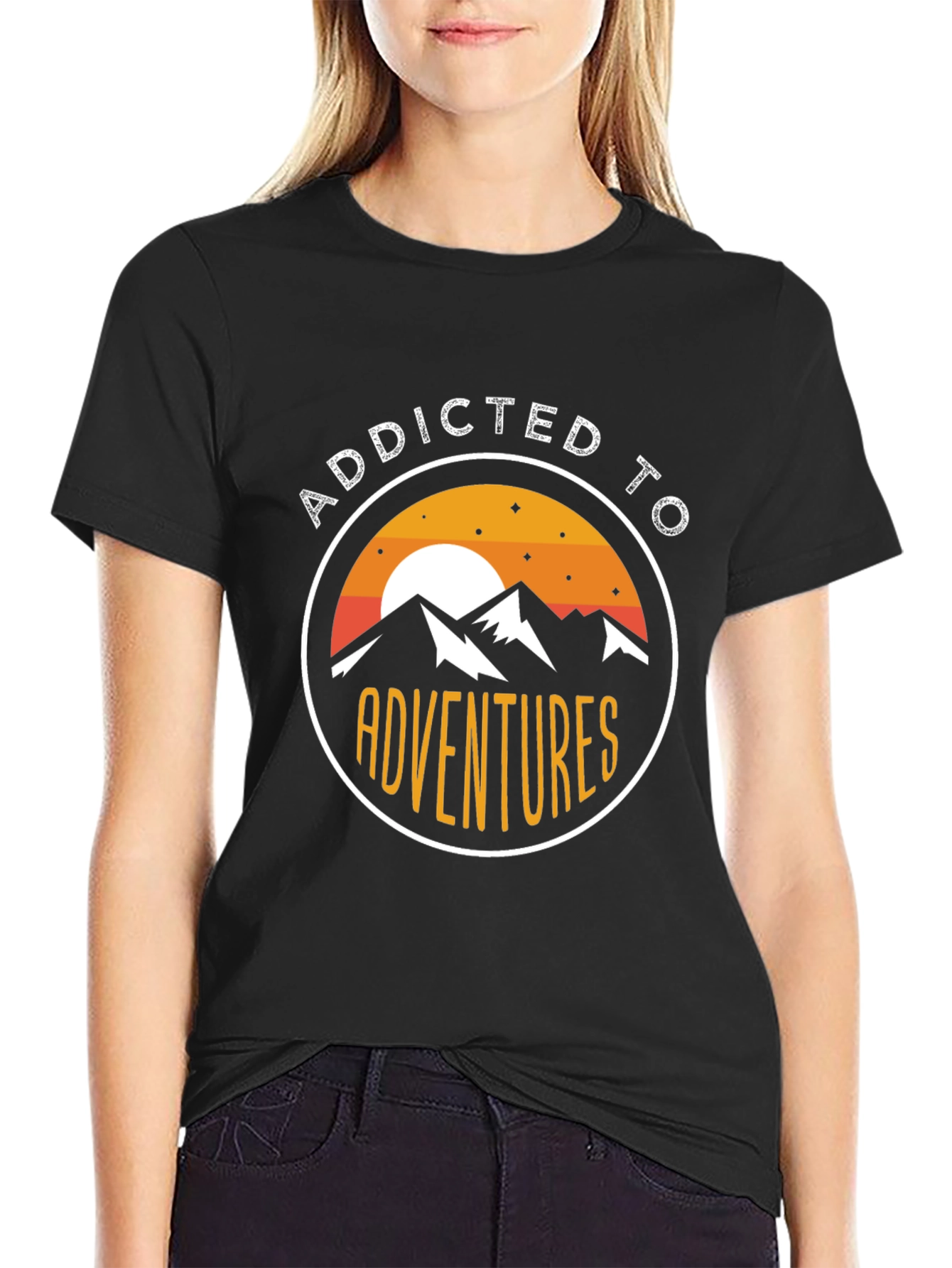 Addicted to Adventures Graphic T-Shirt