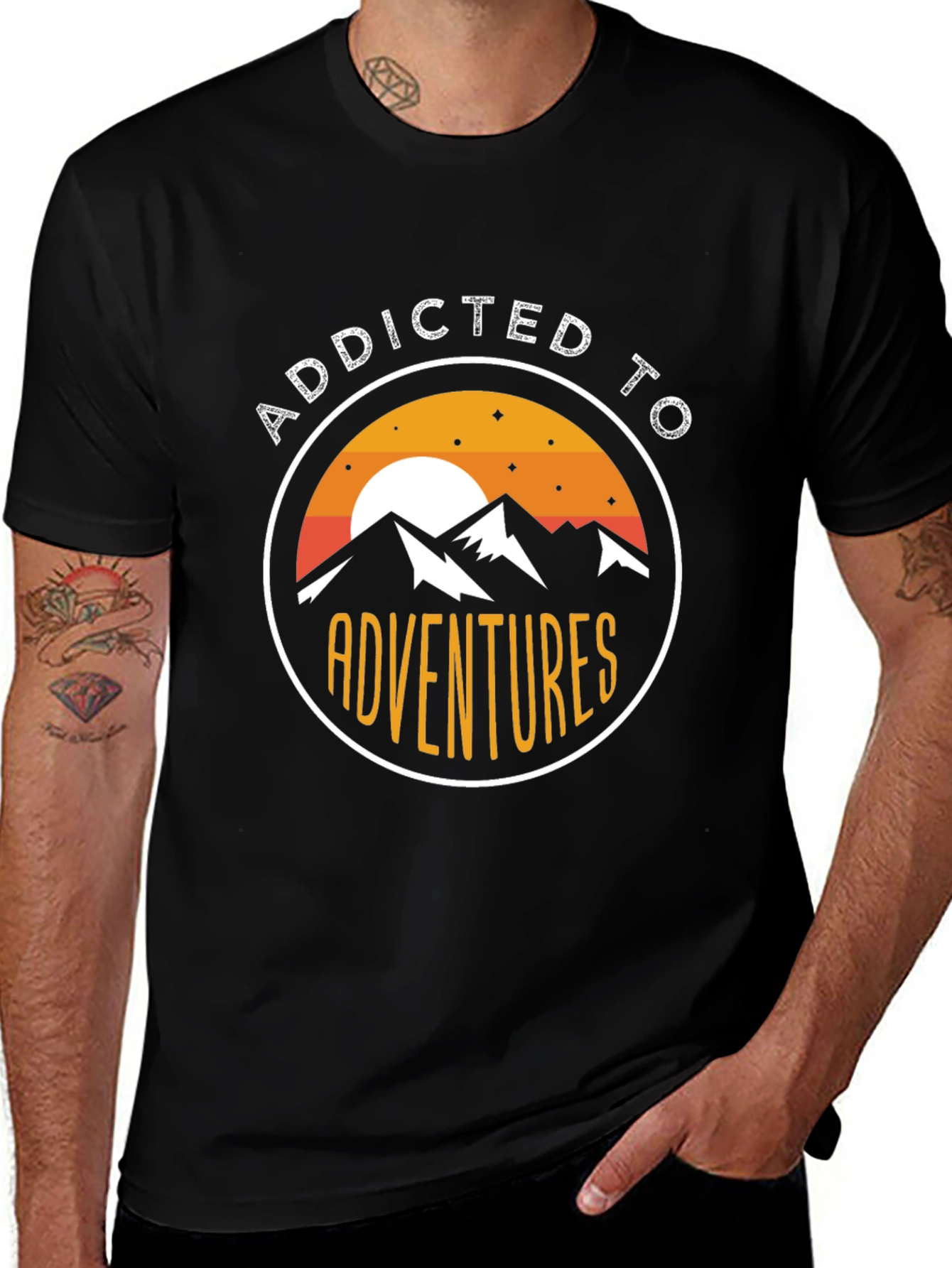 Addicted to Adventures Graphic T-Shirt