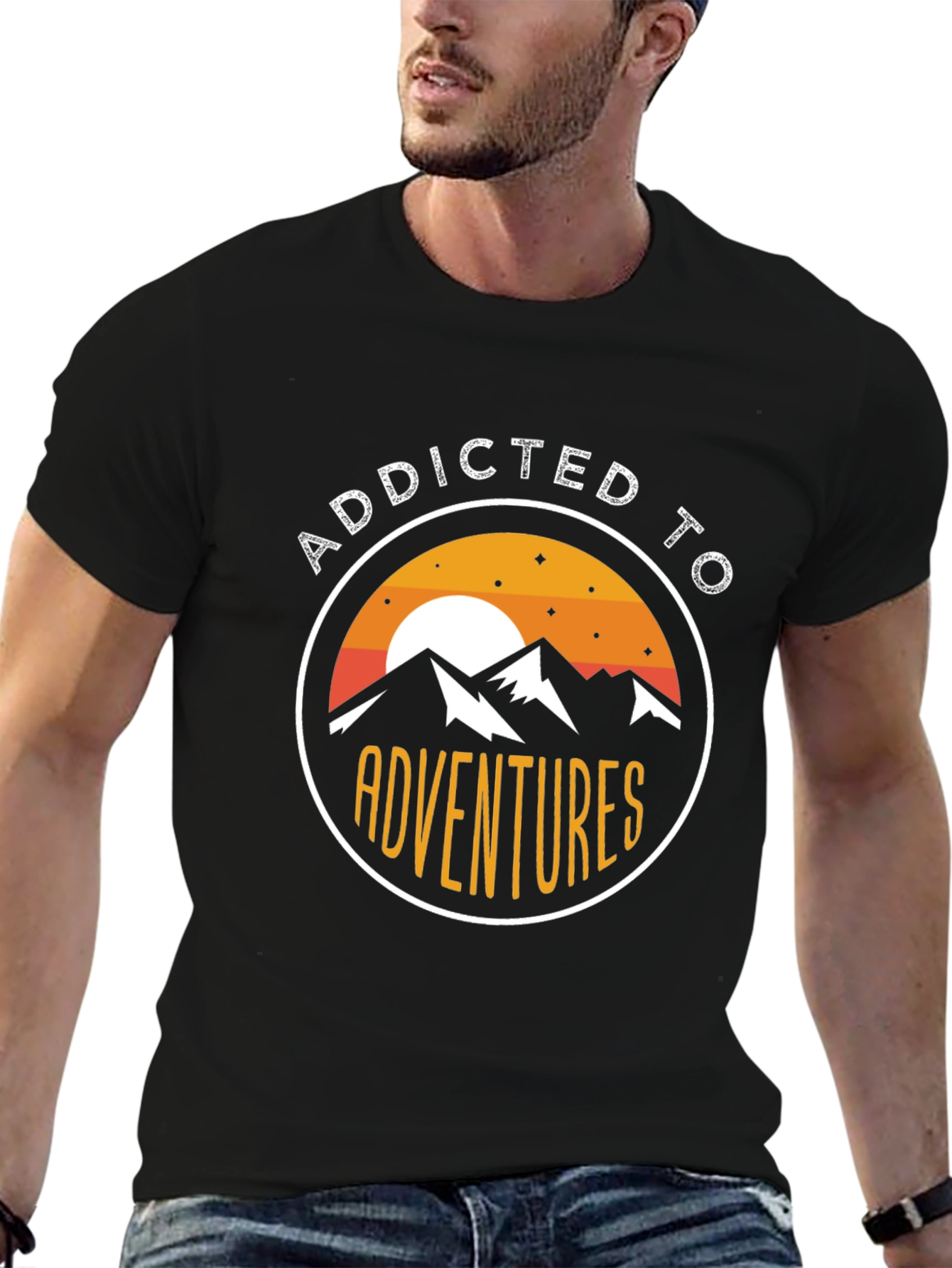 Addicted to Adventures Graphic T-Shirt