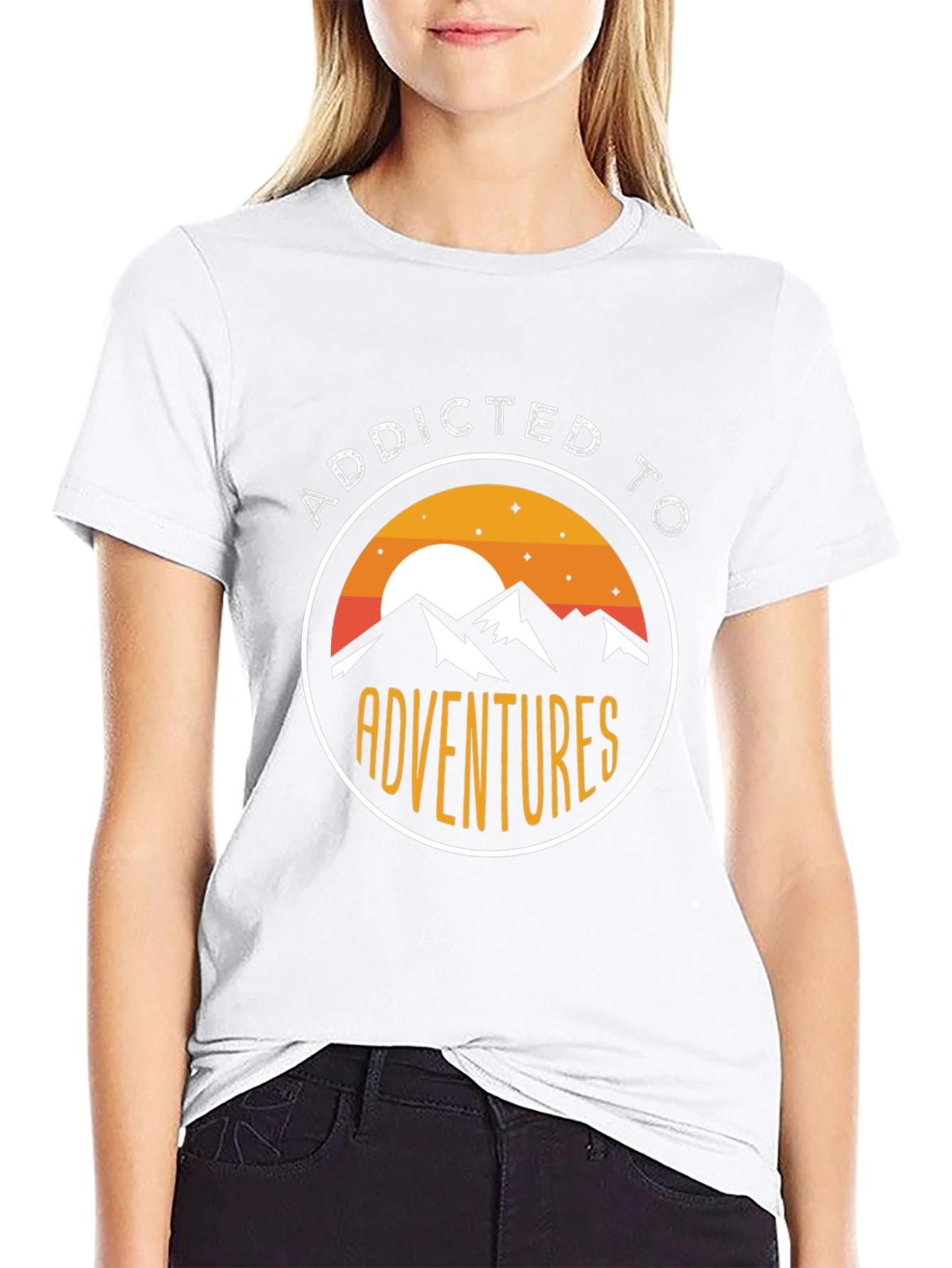 Addicted to Adventures Graphic T-Shirt