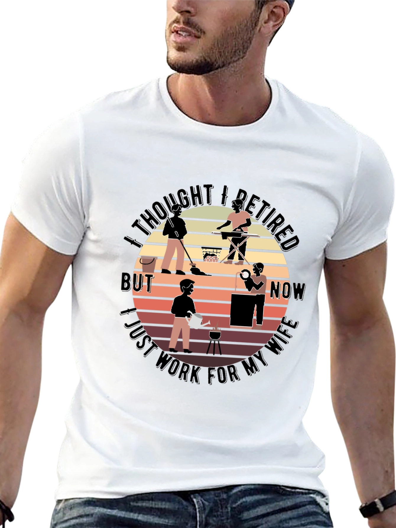 Retired? Husband T-Shirt Funny