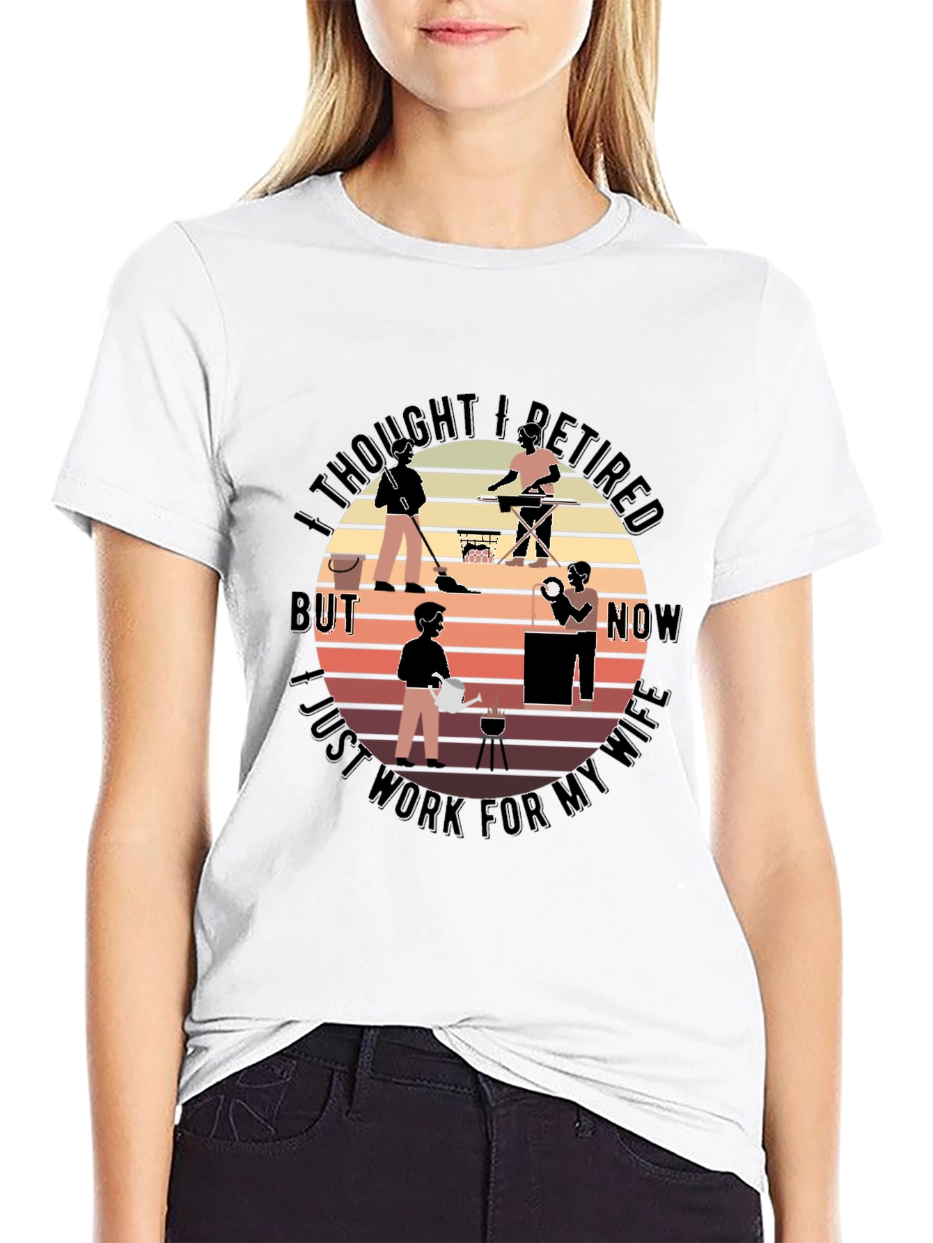 Retired? Husband T-Shirt Funny
