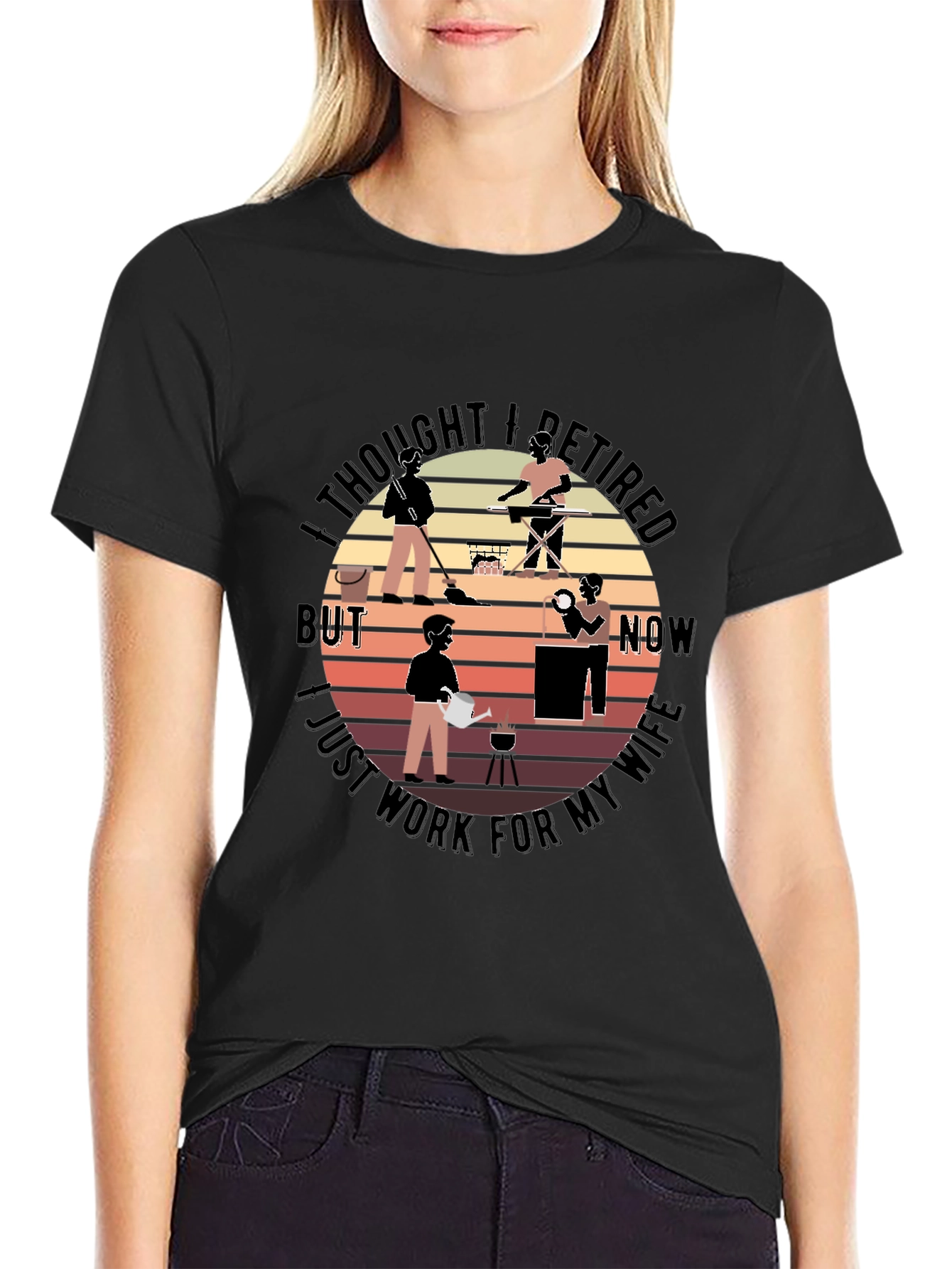 Retired? Husband T-Shirt Funny