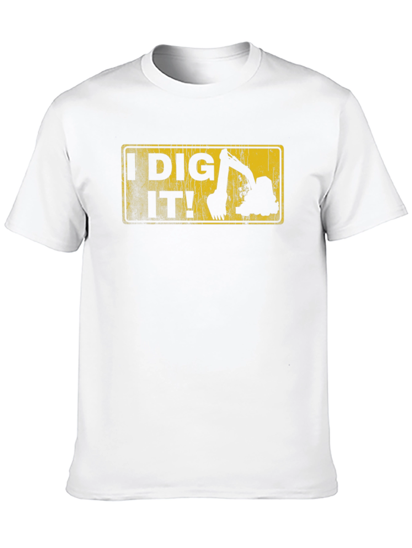 I Dig It! Excavator Graphic Tee - Black