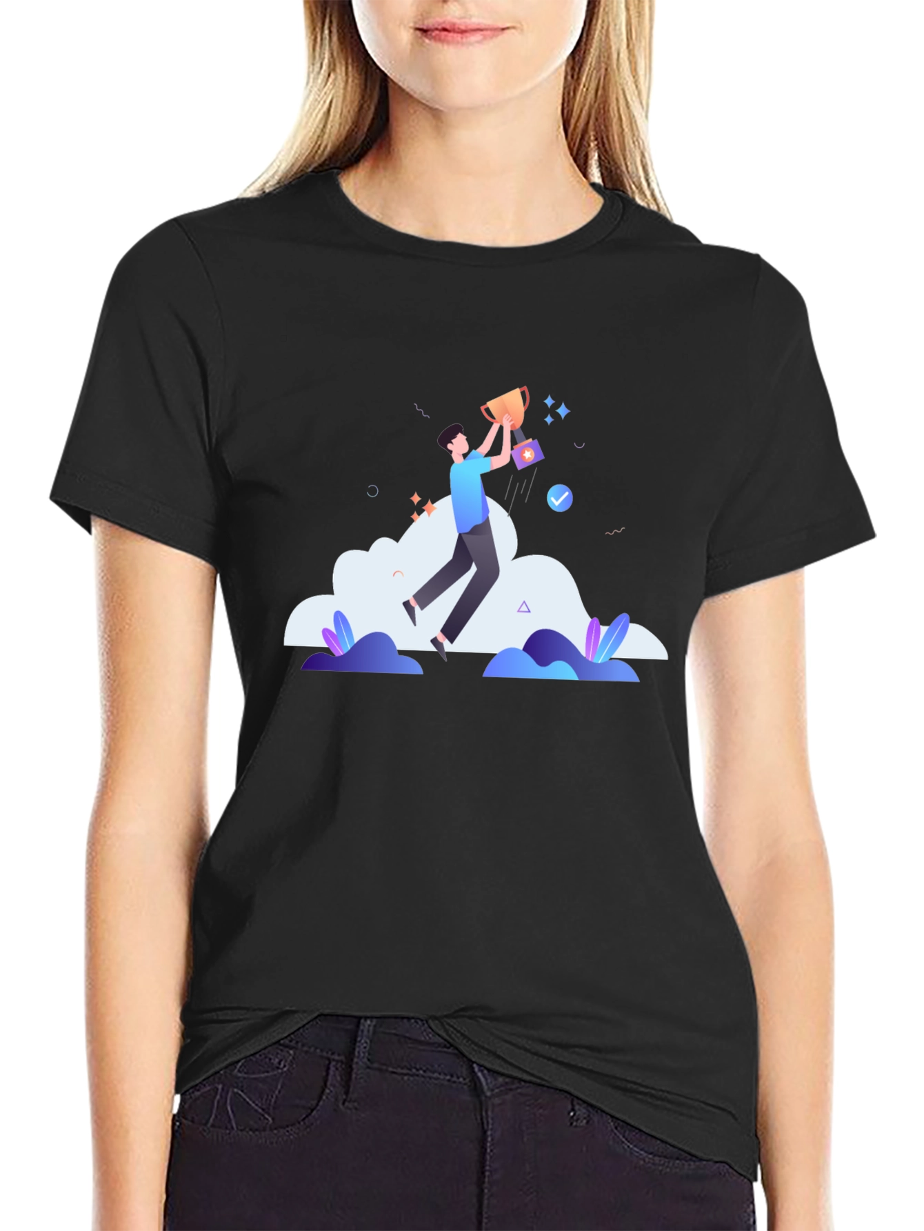 Motivational Graphic T-Shirt - Achieve Success!
