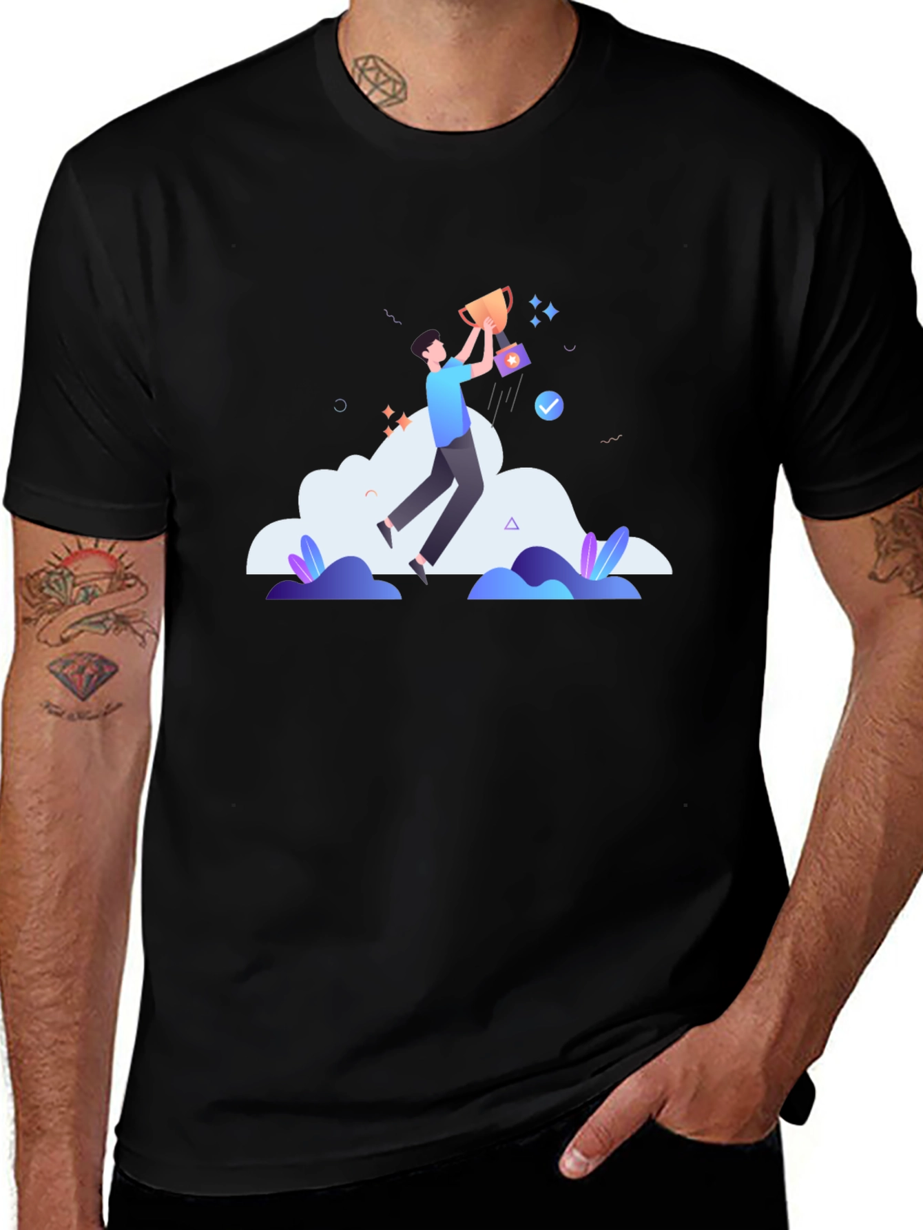 Motivational Graphic T-Shirt - Achieve Success!