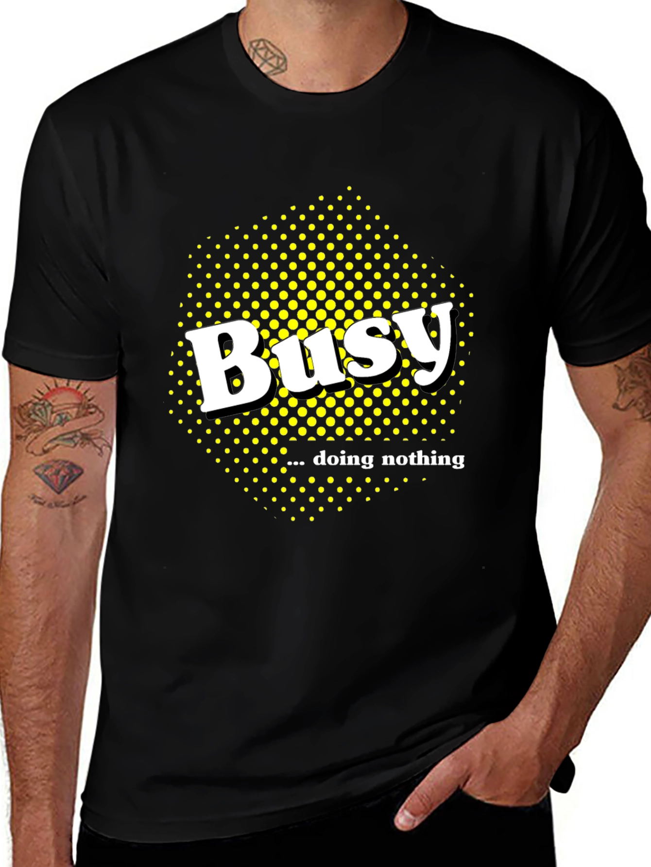 Busy Doing Nothing Graphic Tee