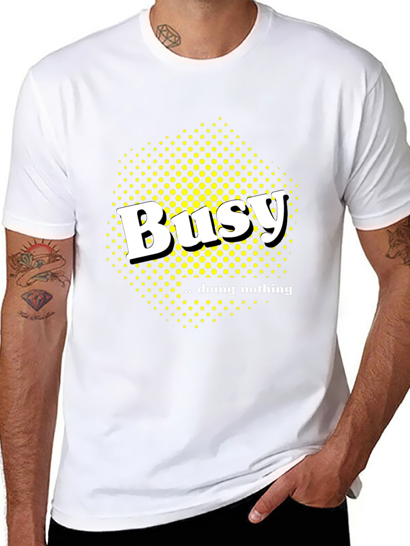 Busy Doing Nothing Graphic Tee
