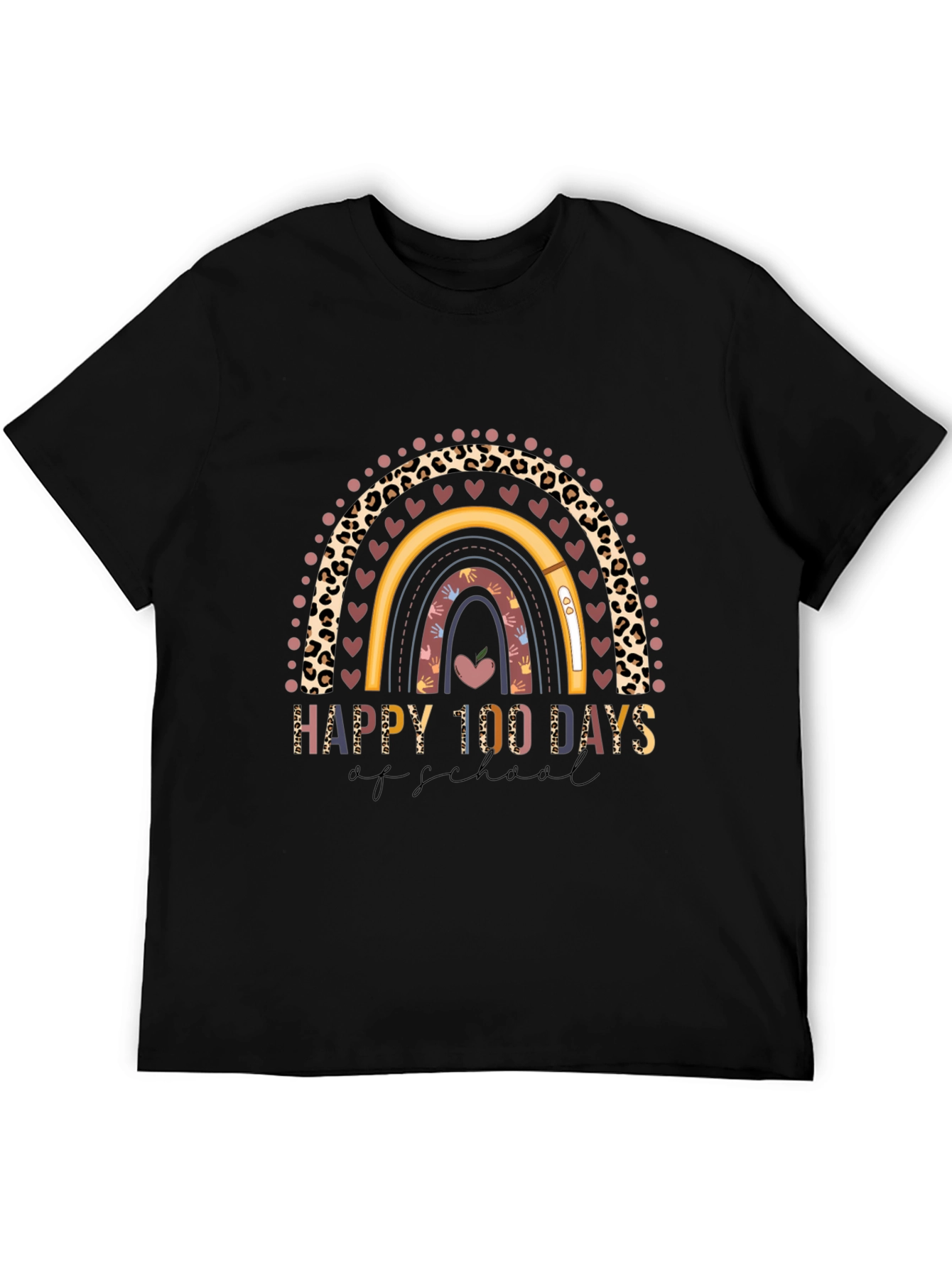 Happy 100 Days of School Rainbow Shirt