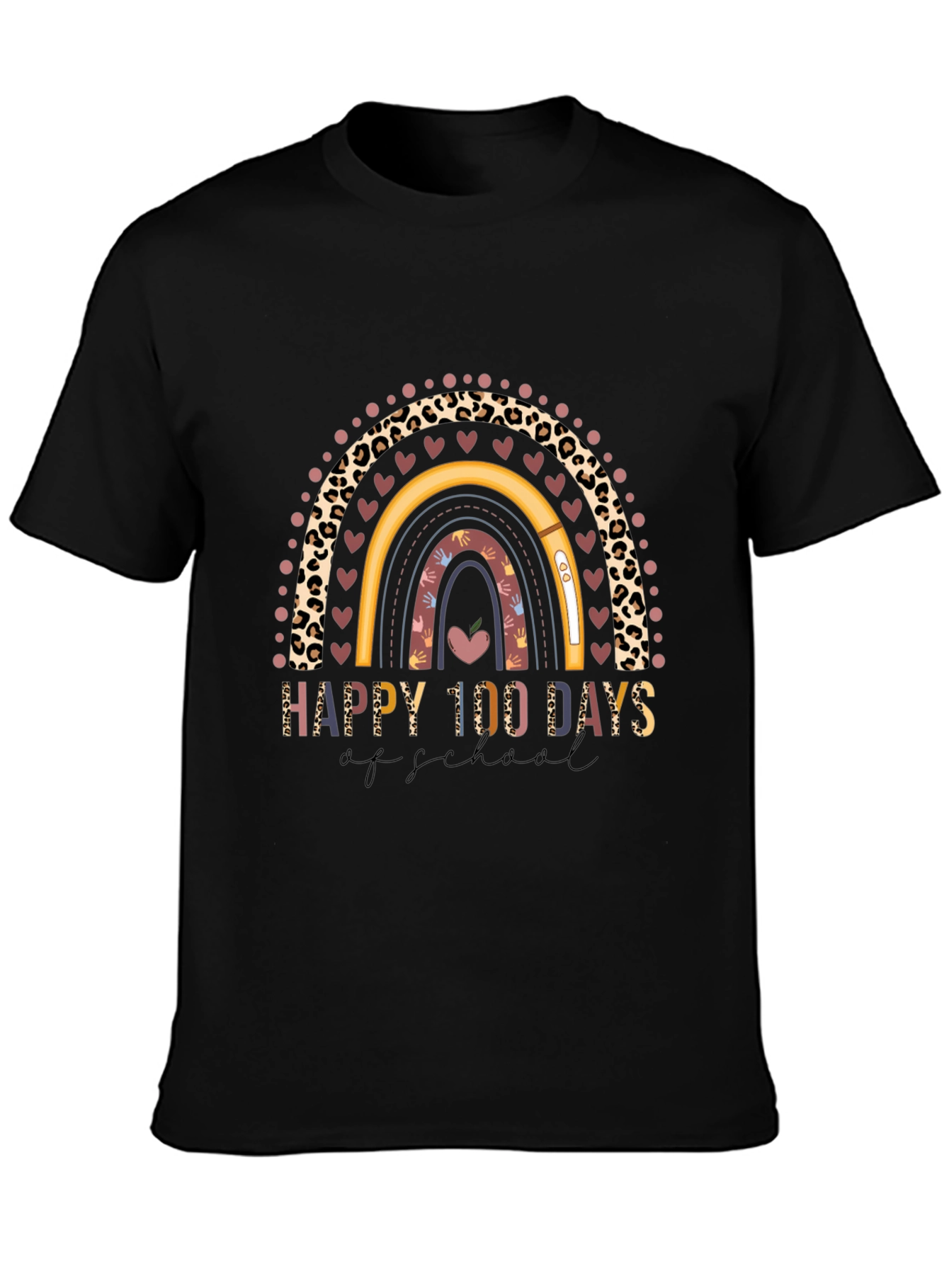 Happy 100 Days of School Rainbow Shirt