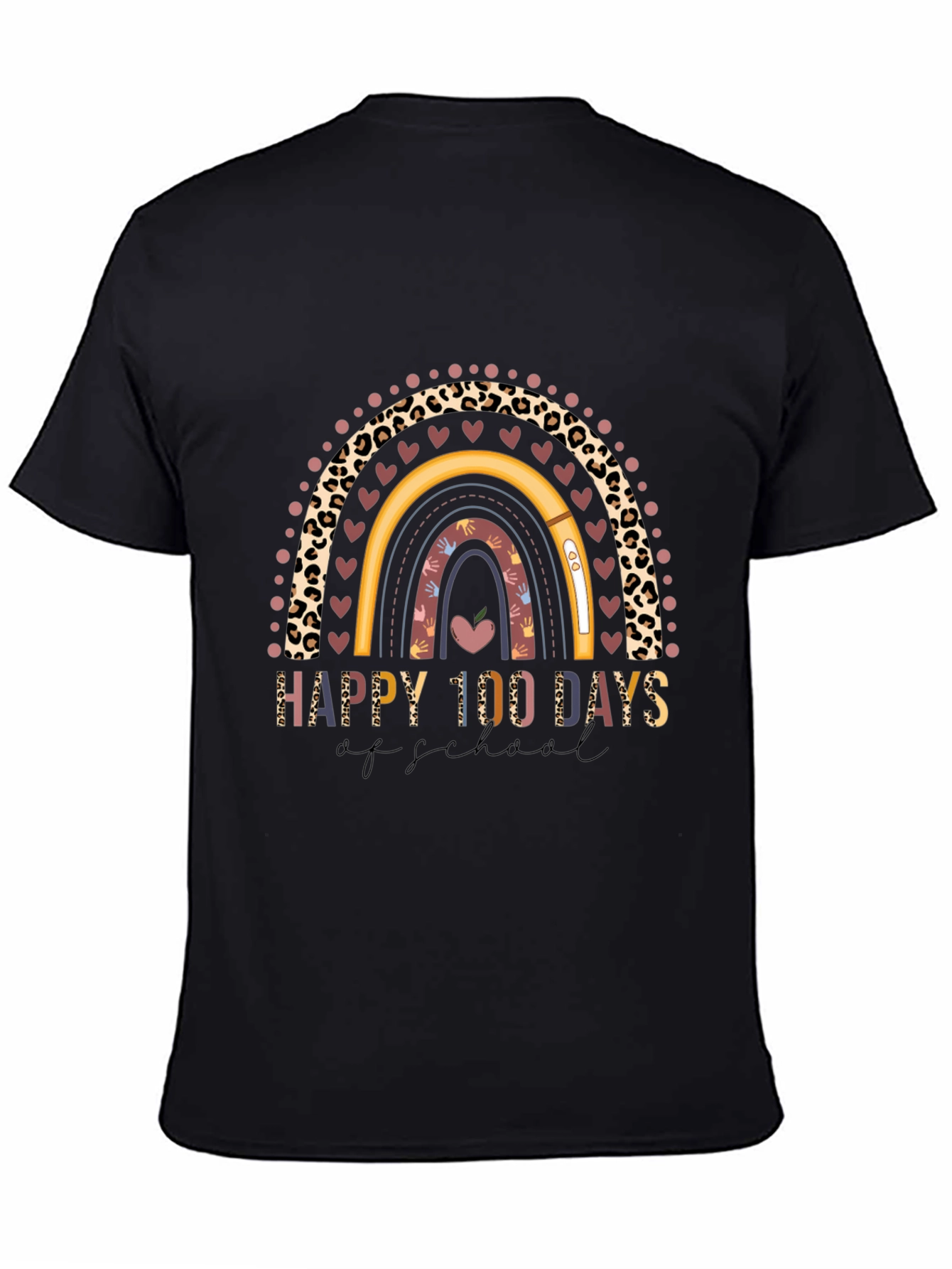 Happy 100 Days of School Rainbow Shirt
