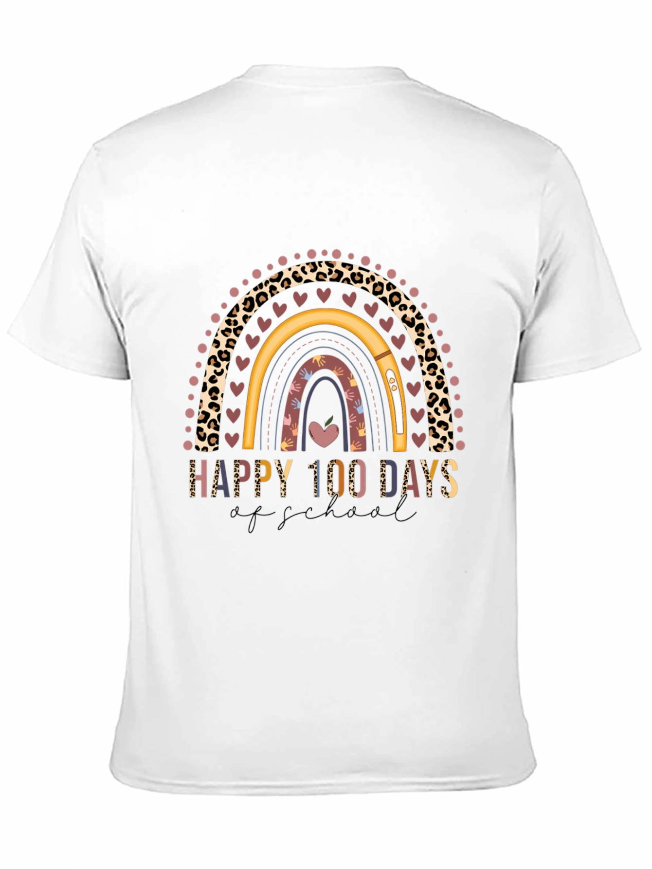 Happy 100 Days of School Rainbow Shirt