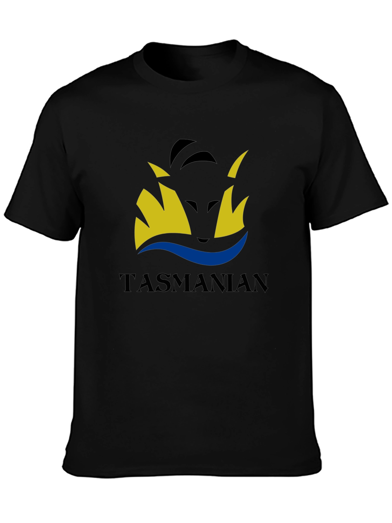 Tasmanian T-Shirt Black Tee with Graphic
