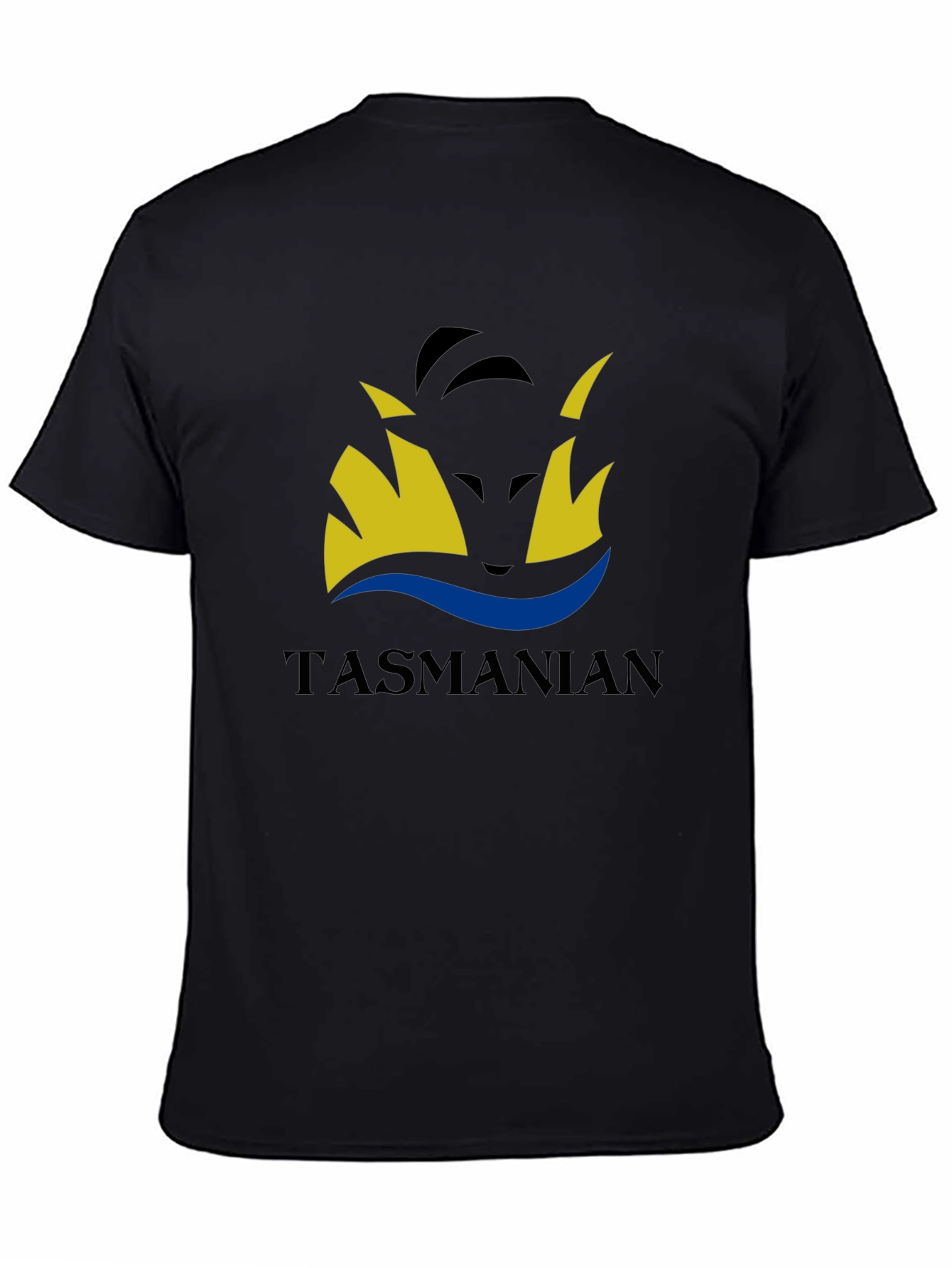 Tasmanian T-Shirt Black Tee with Graphic