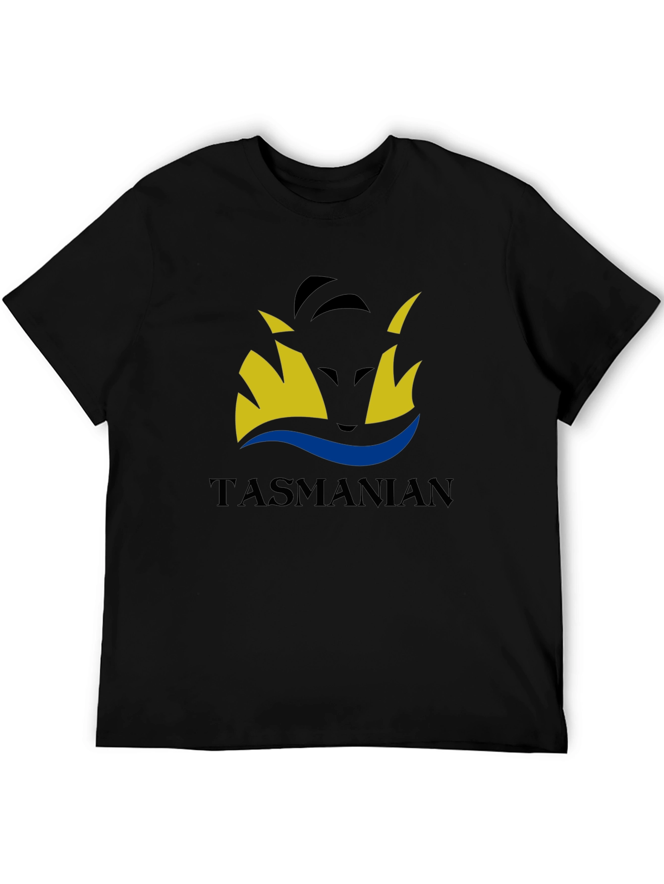 Tasmanian T-Shirt Black Tee with Graphic