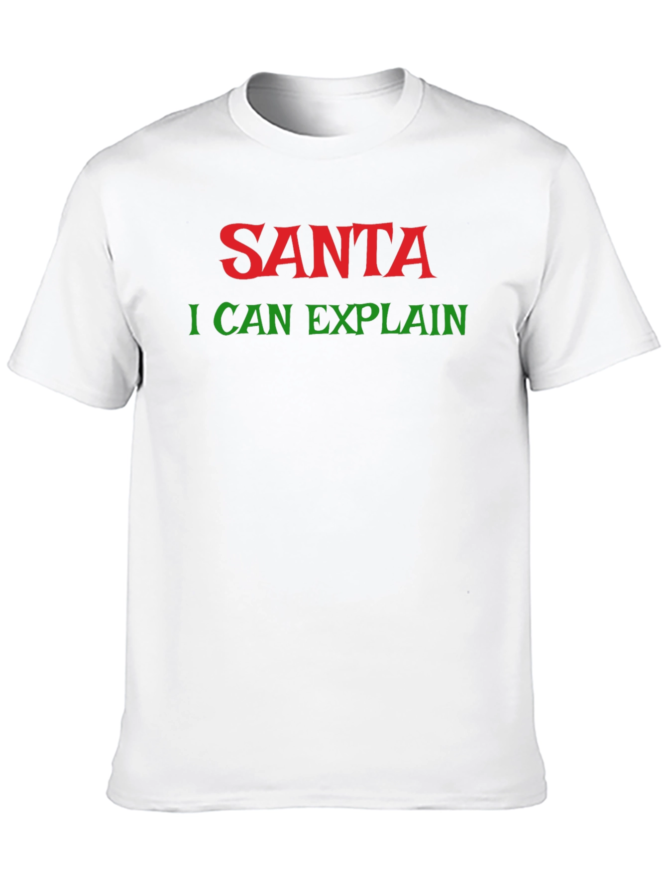 Santa I Can Explain Holiday T-Shirt - Christmas Apparel