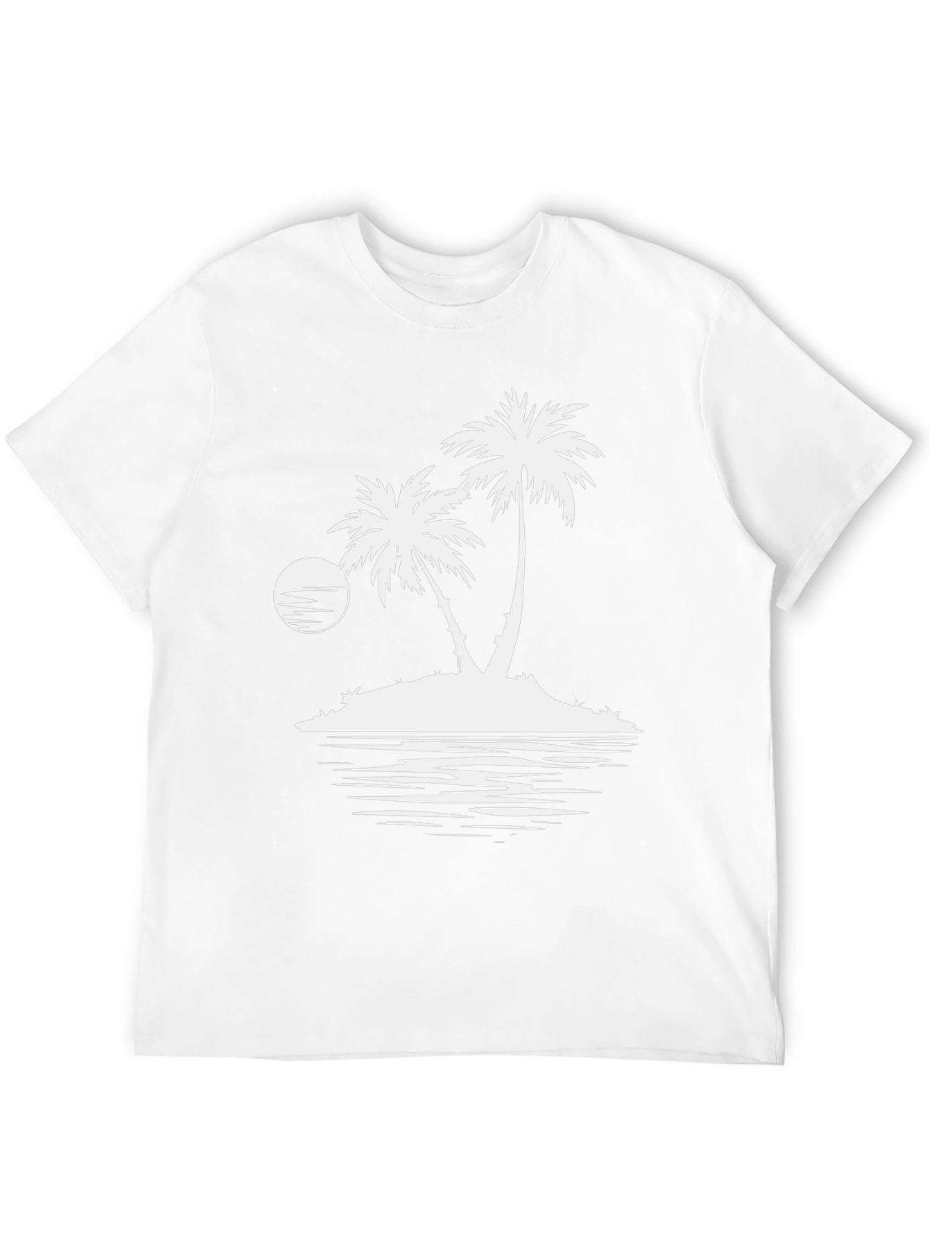 Island Palms Graphic Tee - Black