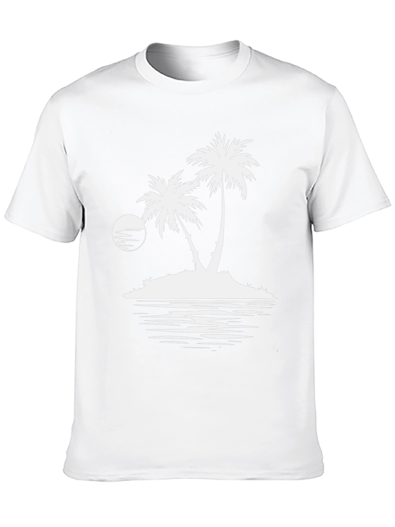 Island Palms Graphic Tee - Black