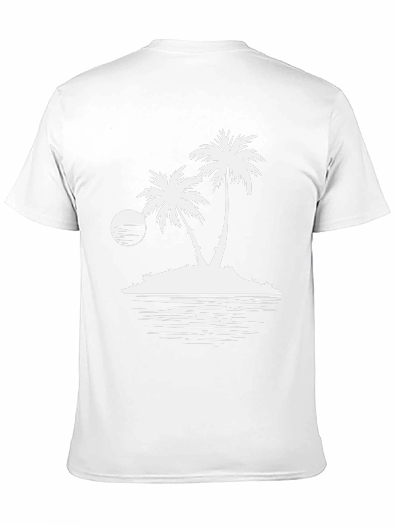 Island Palms Graphic Tee - Black