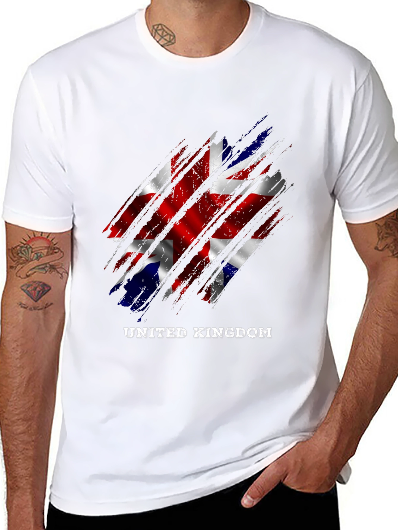 United Kingdom Flag Graphic T-Shirt