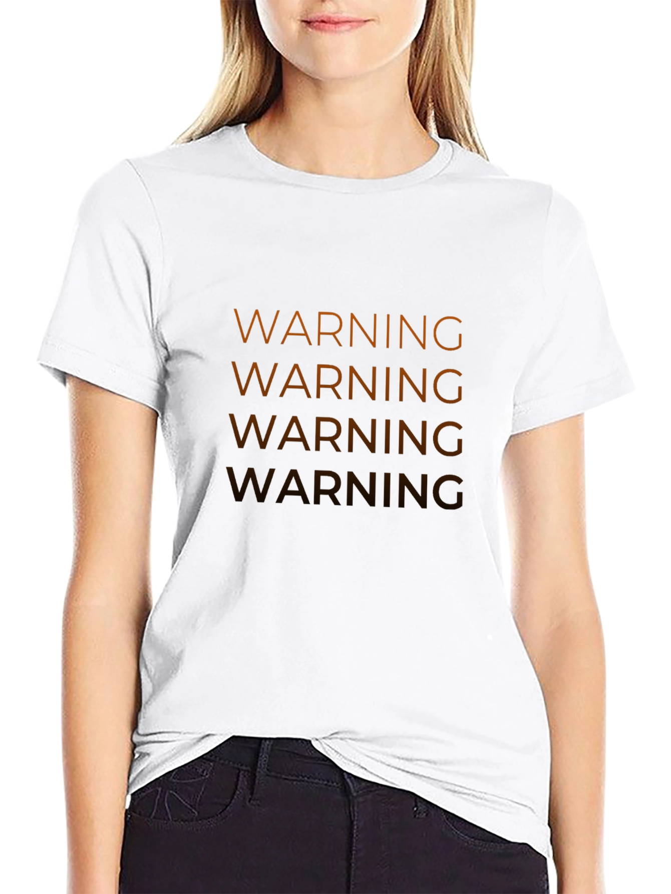 Warning Graphic Tee - Modern Streetwear