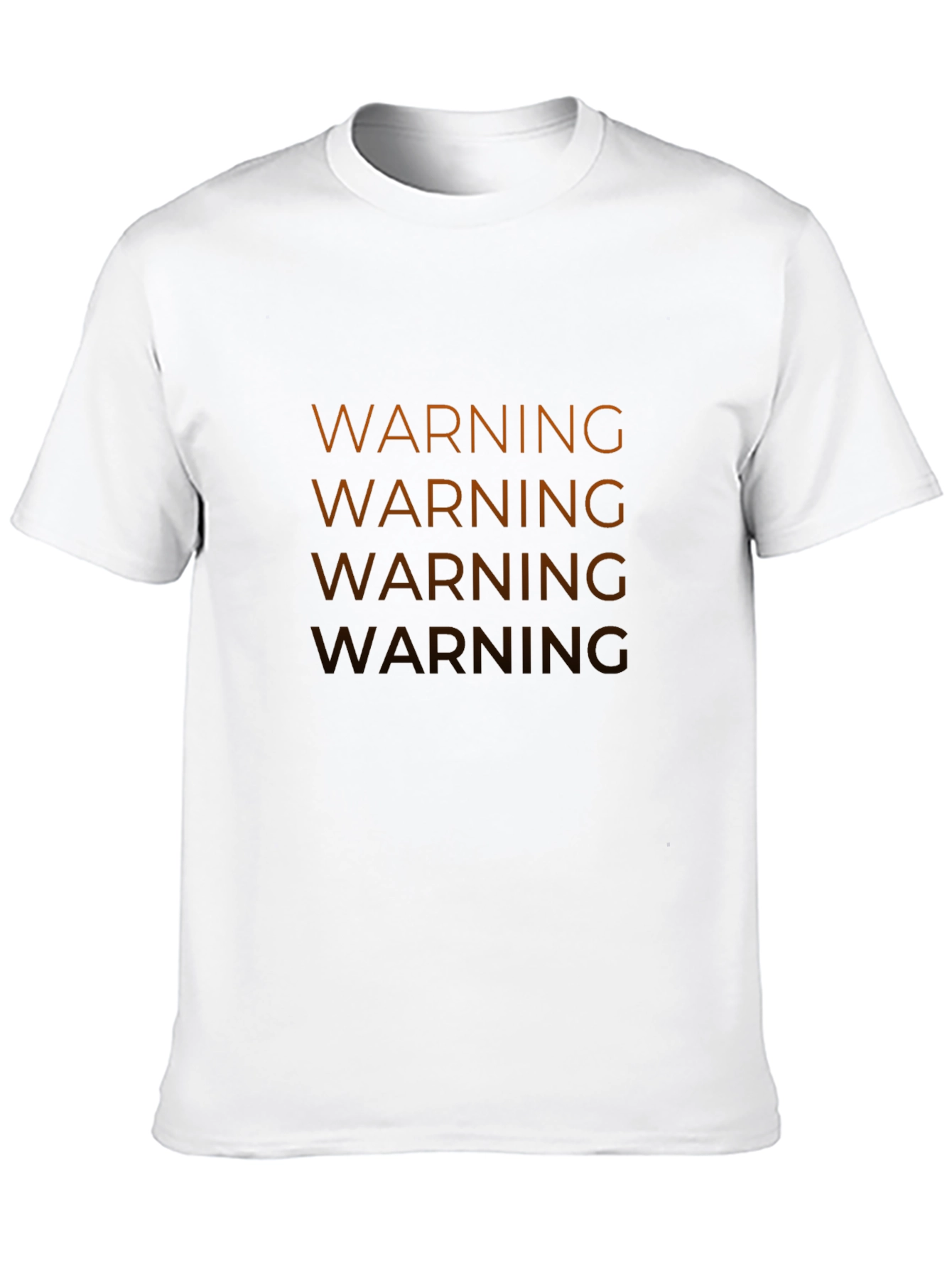 Warning Graphic Tee - Modern Streetwear
